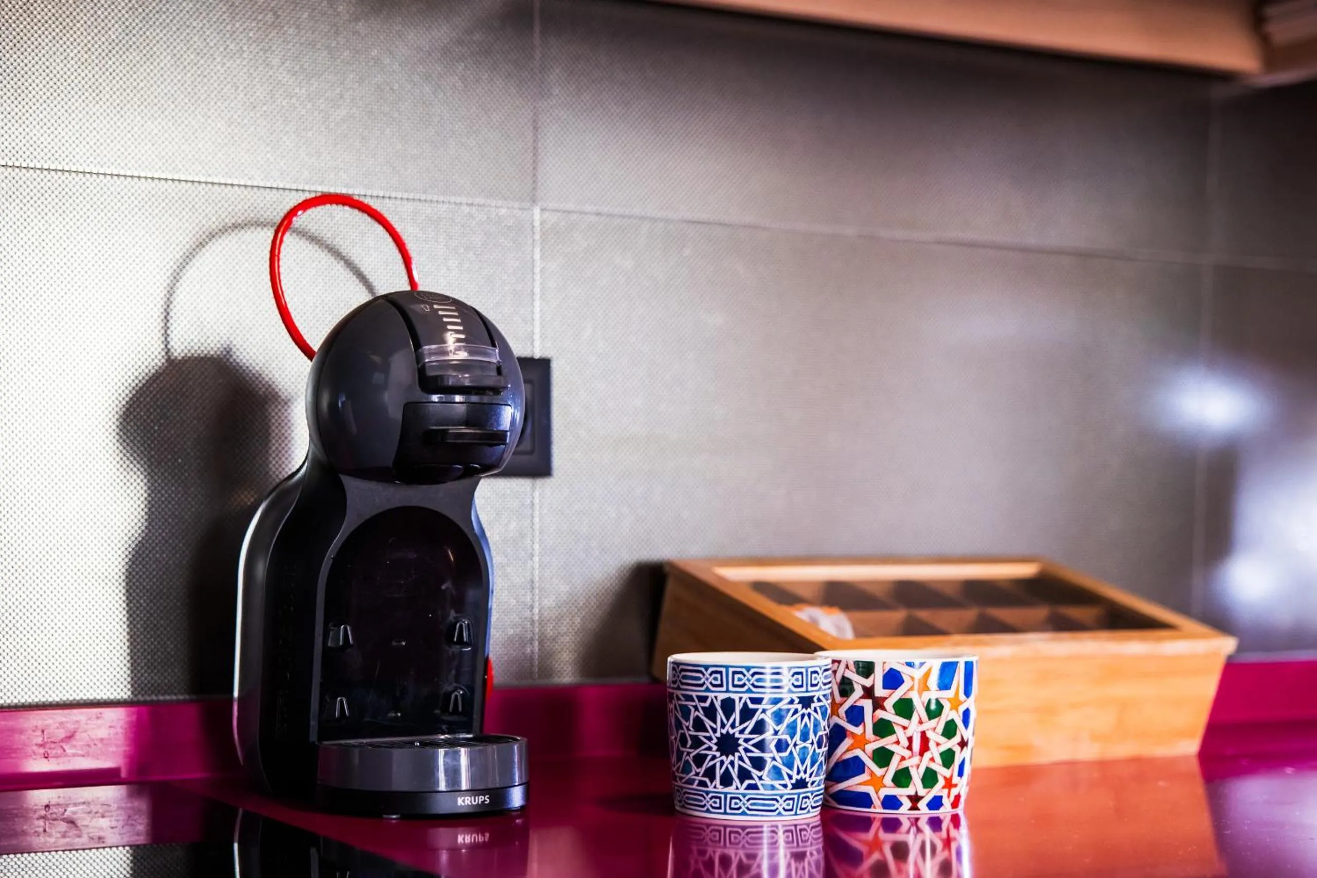 Kitchen or kitchenette in Apartamentos Reyes Católicos
