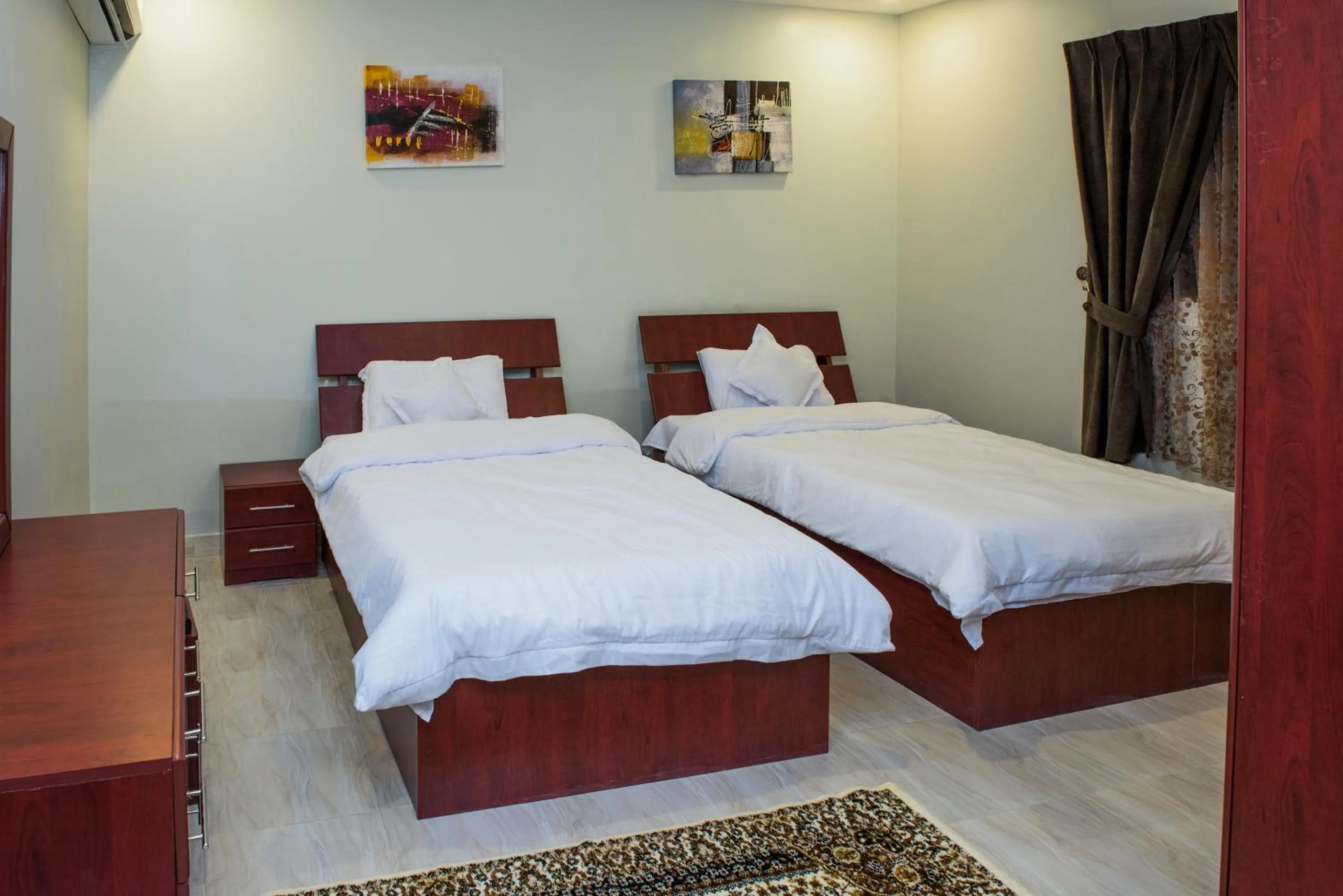 Bed in Najd Peak Apartment Riyadh