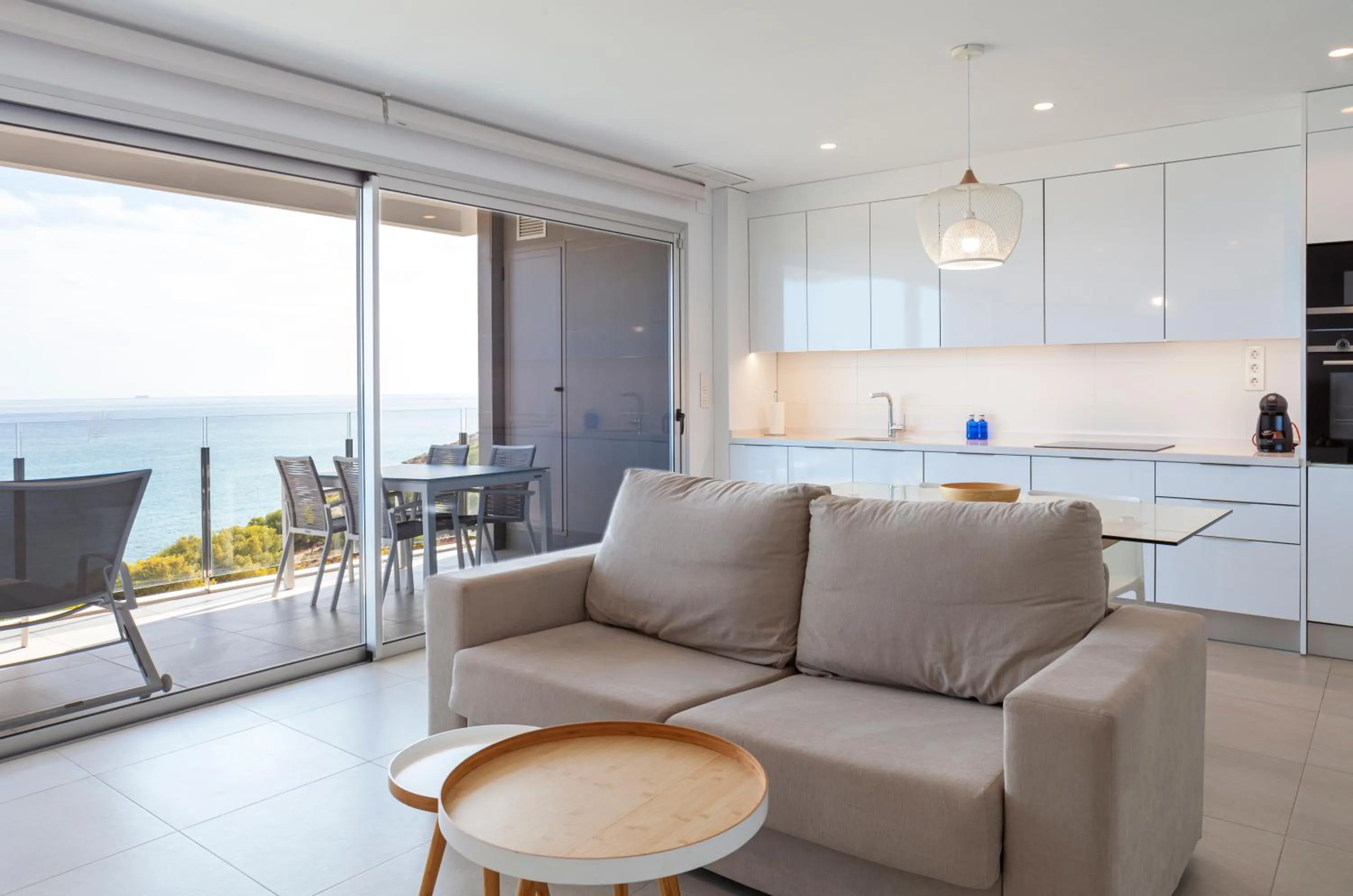 Living room in Blue Line Apartment Hotel - Be Line Group