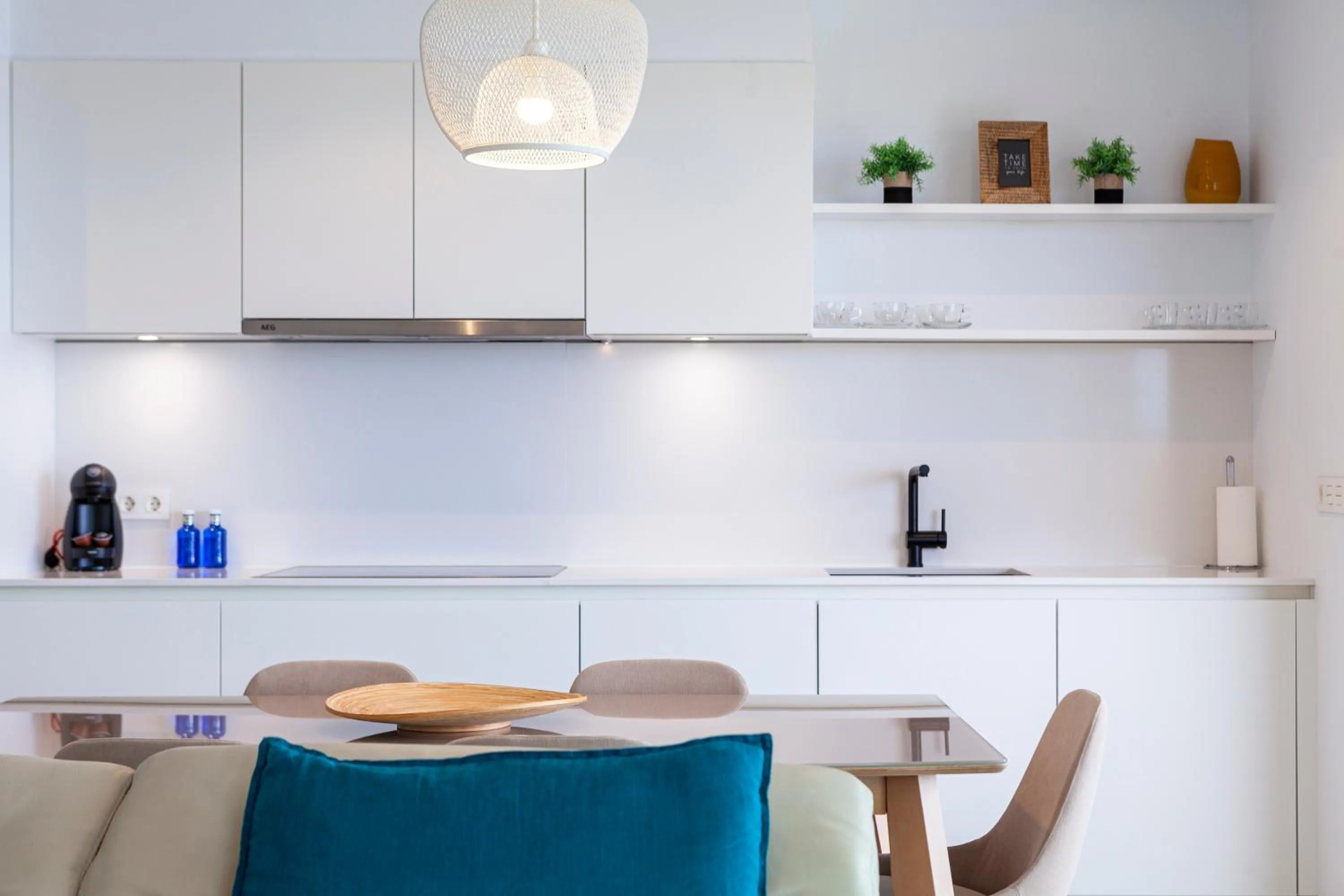 kitchen in Blue Line Apartment Hotel - Be Line Group