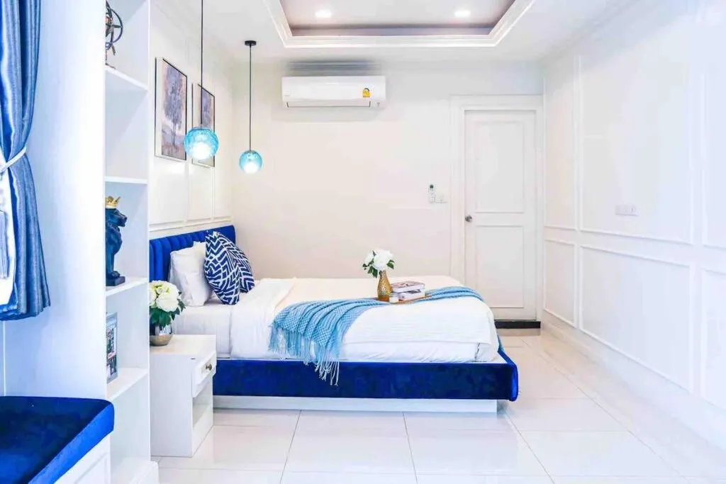 Bed in Pattaya Pool Villa-Exquisite Pool Villa H