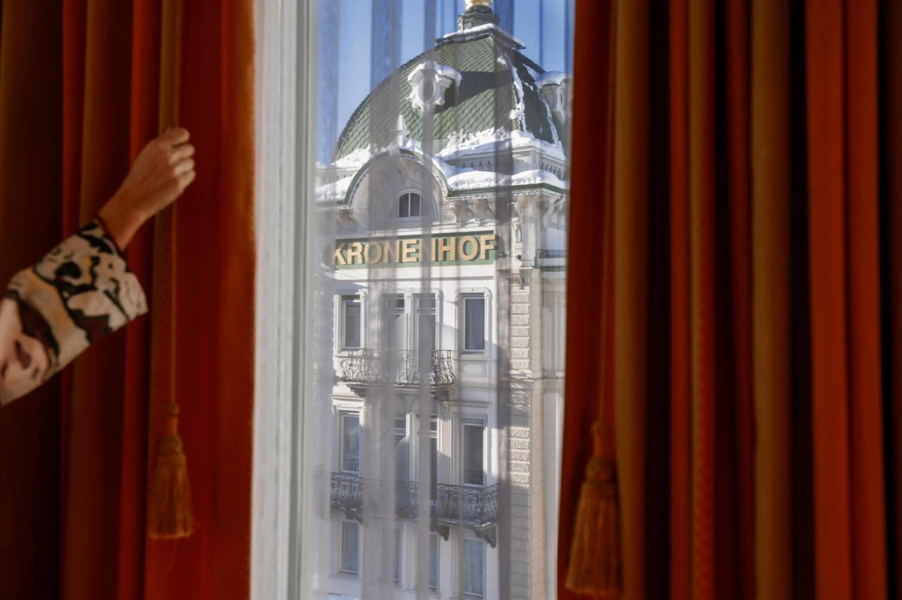 View (from property/room) in Grand Hotel Kronenhof