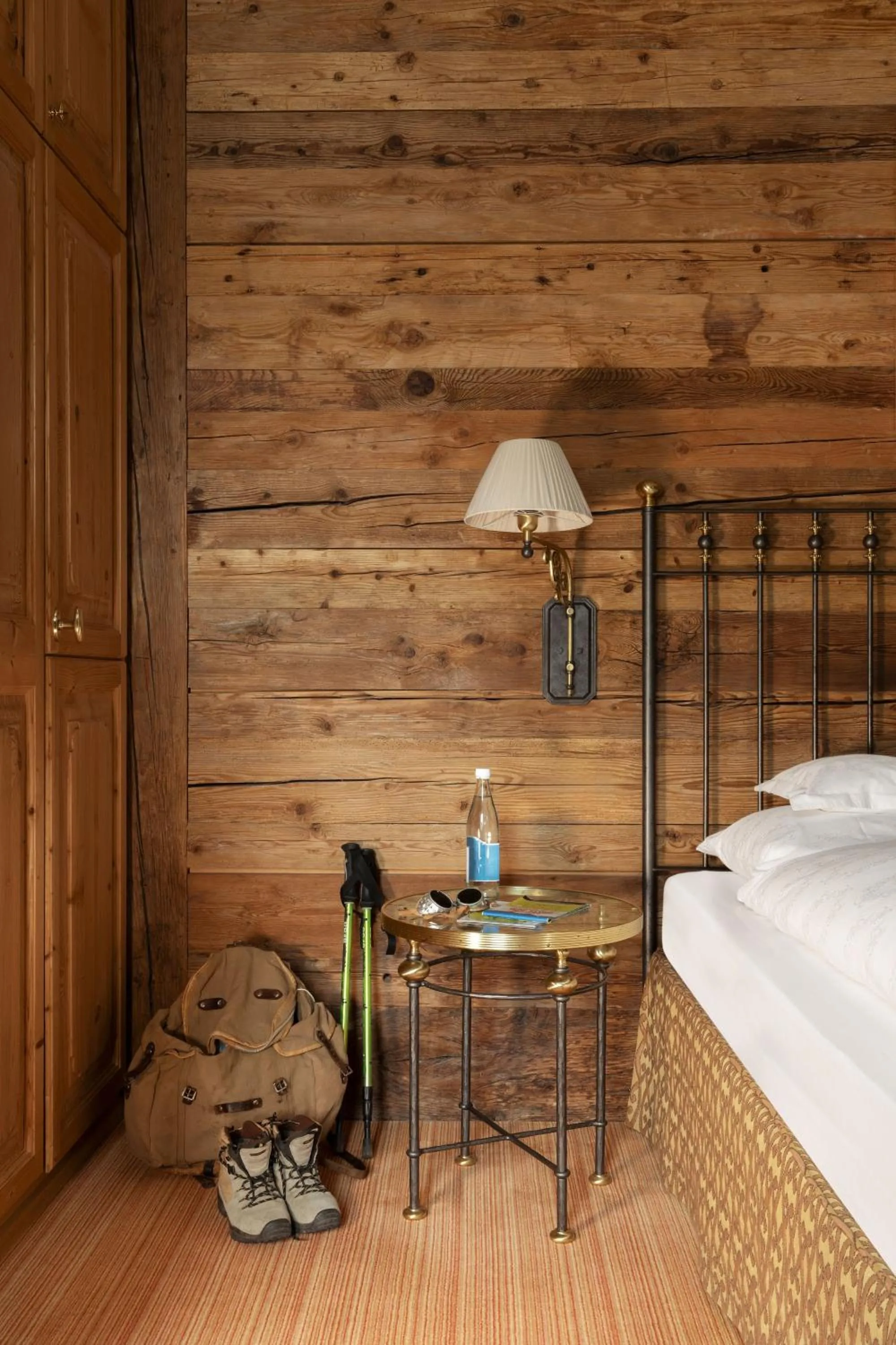 Decorative detail, Bed in Grand Hotel Kronenhof