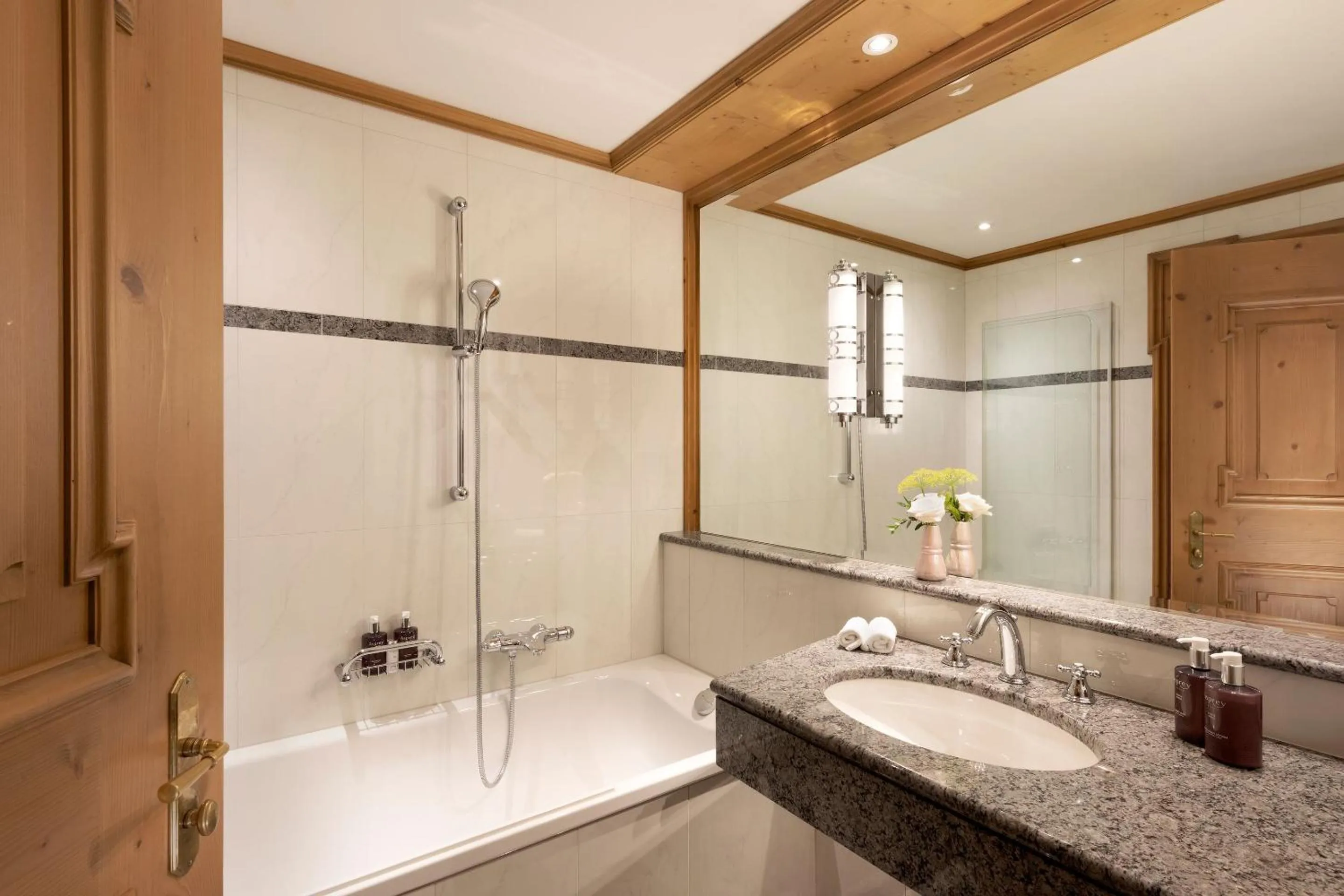 Bathroom in Grand Hotel Kronenhof