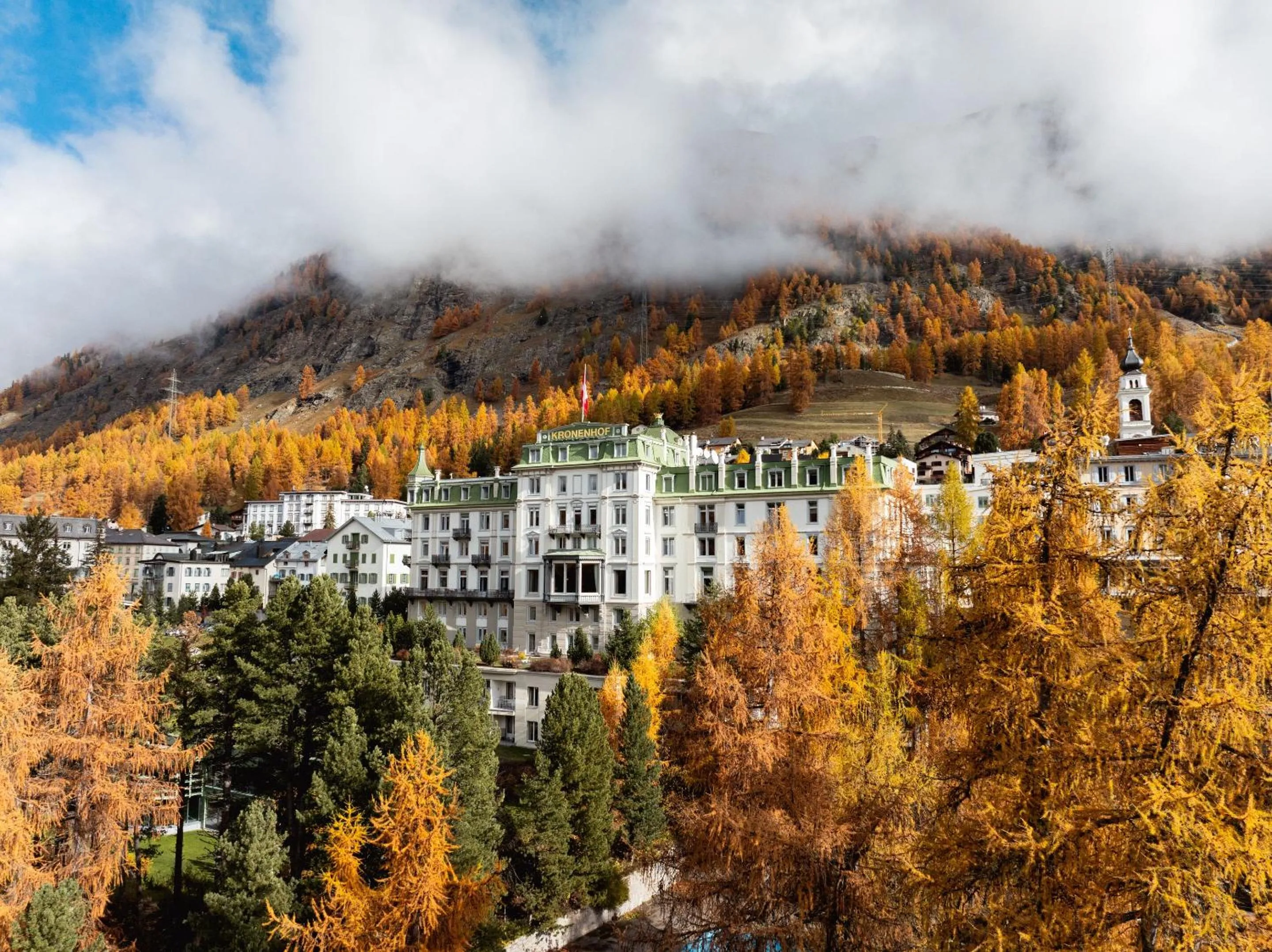 Facade/entrance in Grand Hotel Kronenhof
