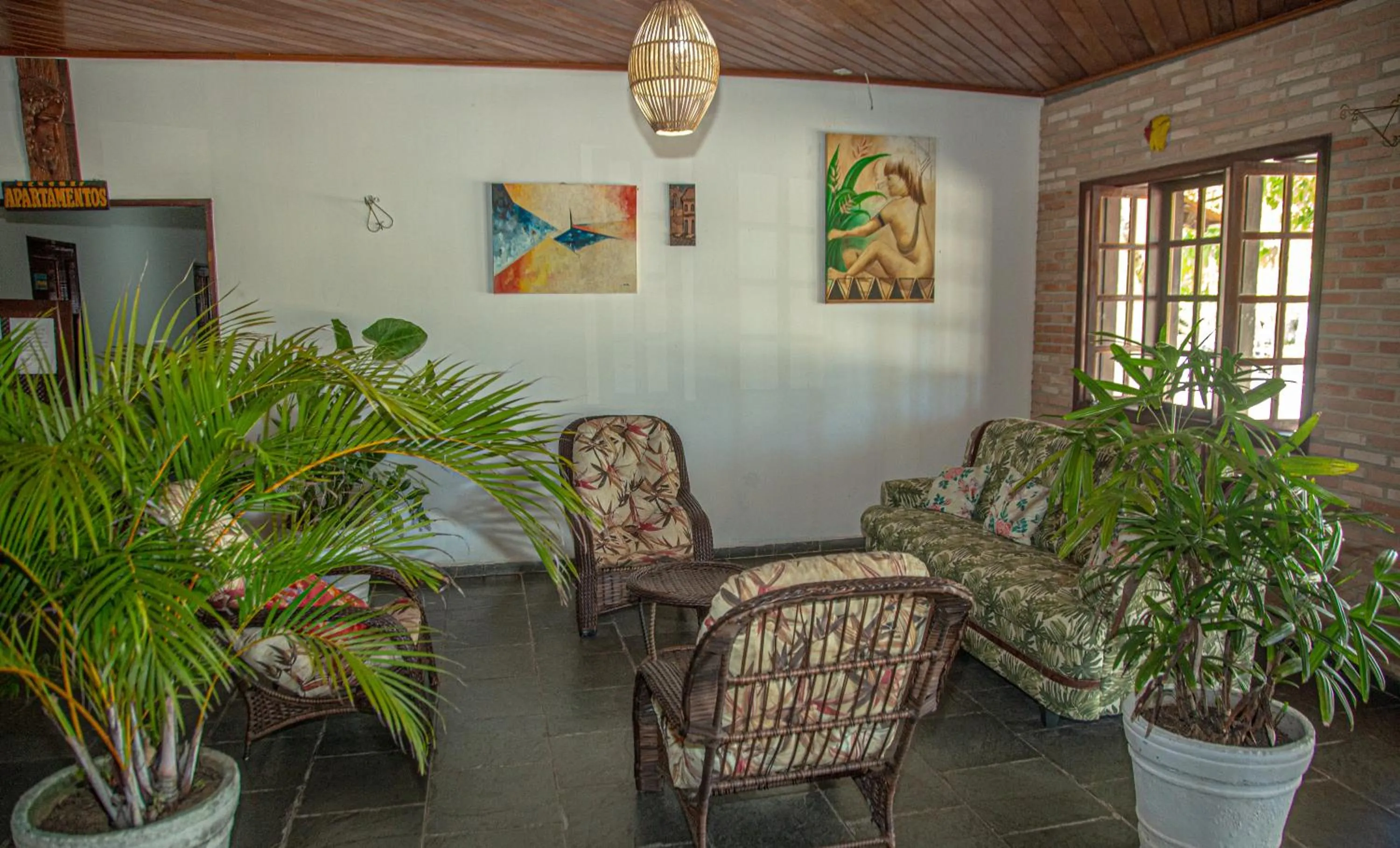 Lobby or reception in HOTEL PRAIA DA PAIXÃO