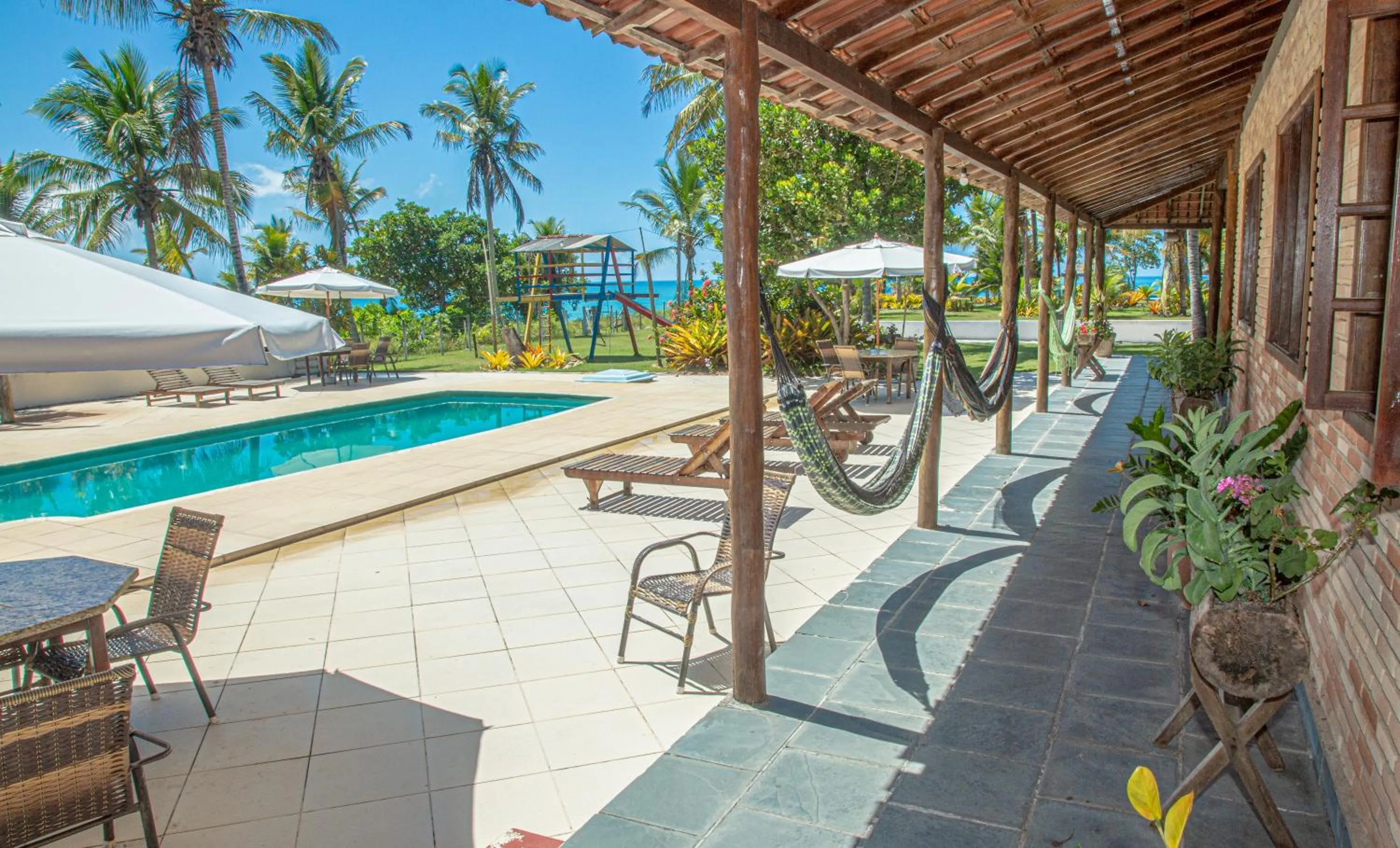 Patio in HOTEL PRAIA DA PAIXÃO