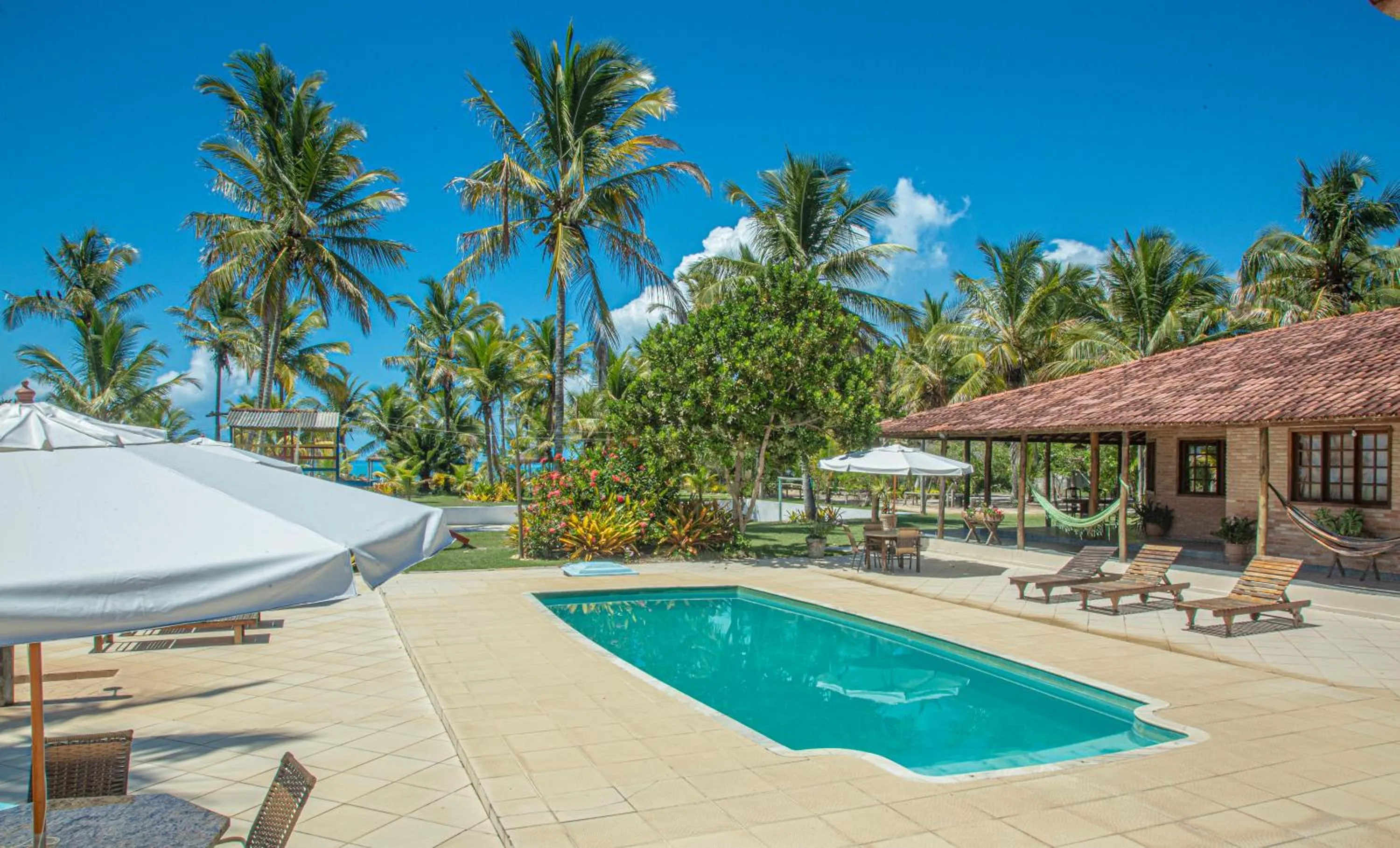 Pool view in HOTEL PRAIA DA PAIXÃO