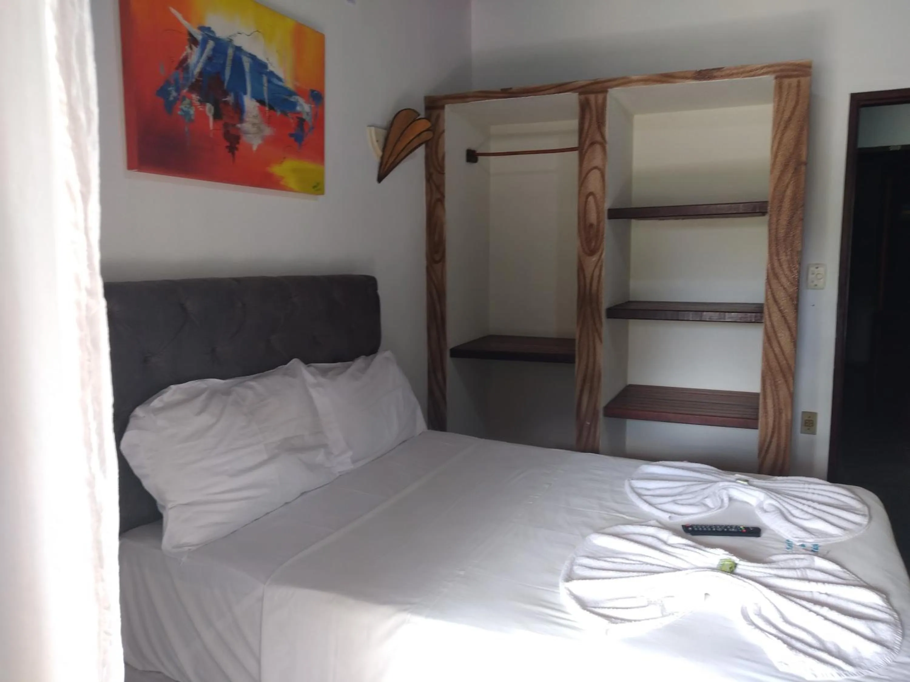 Bed in HOTEL PRAIA DA PAIXÃO