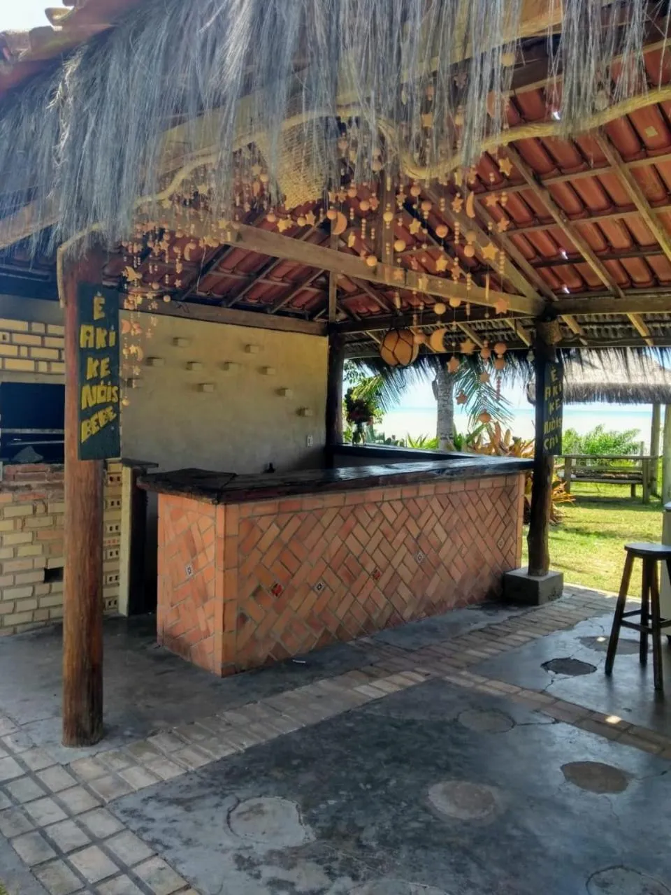 BBQ facilities in HOTEL PRAIA DA PAIXÃO