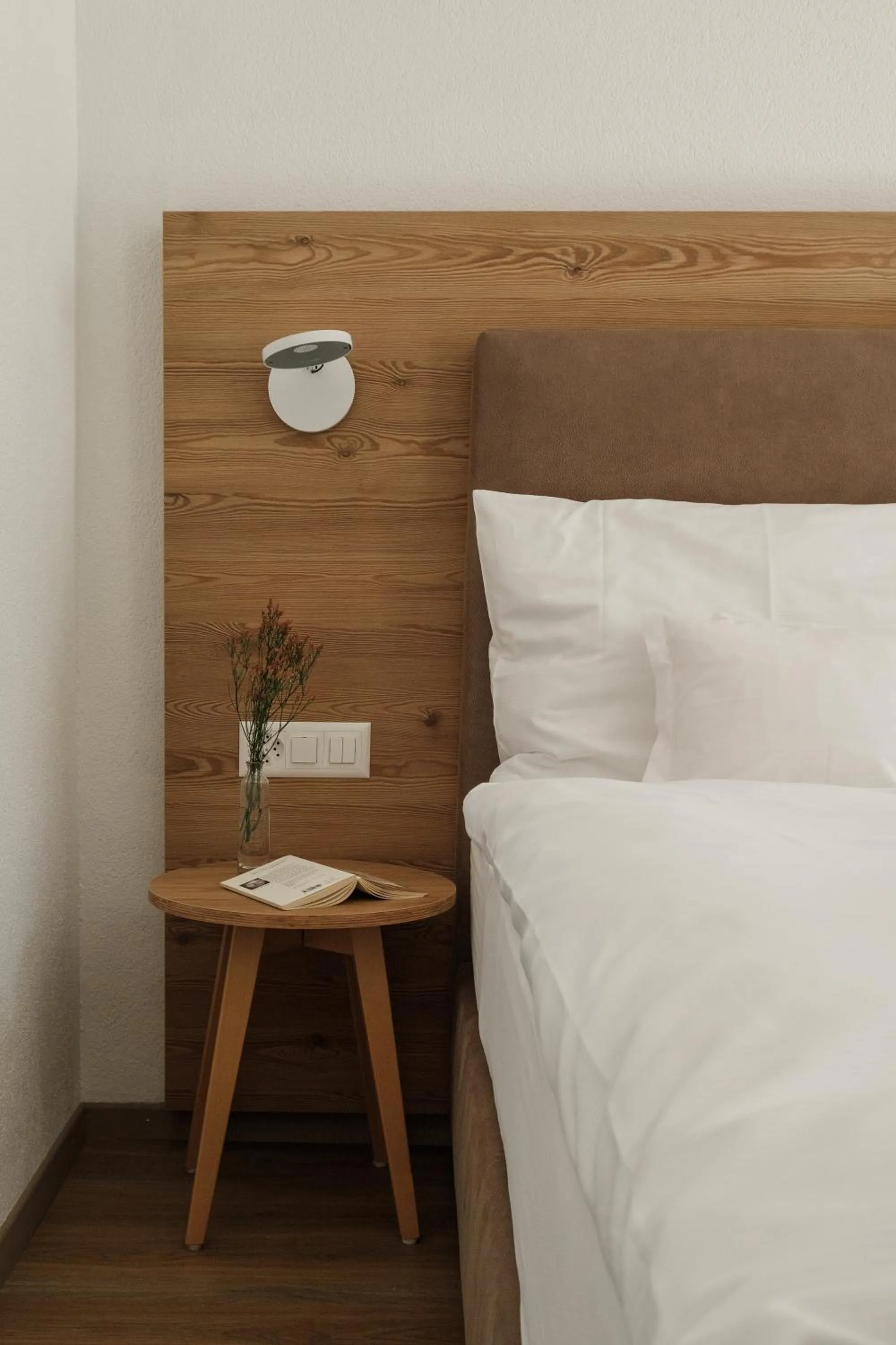 Bed in Hotel Bernina