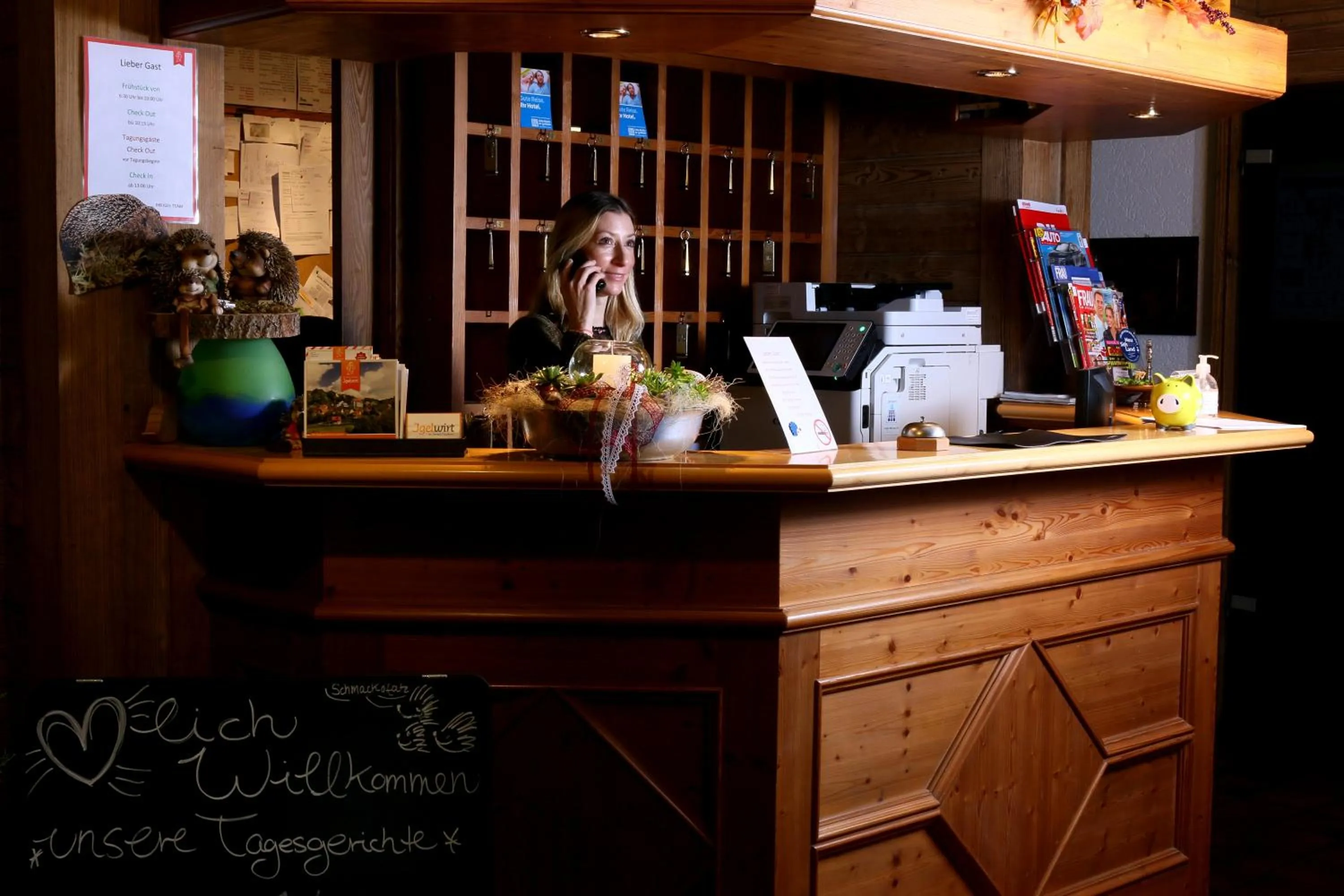 Lobby or reception in Berggasthof Hotel Igelwirt