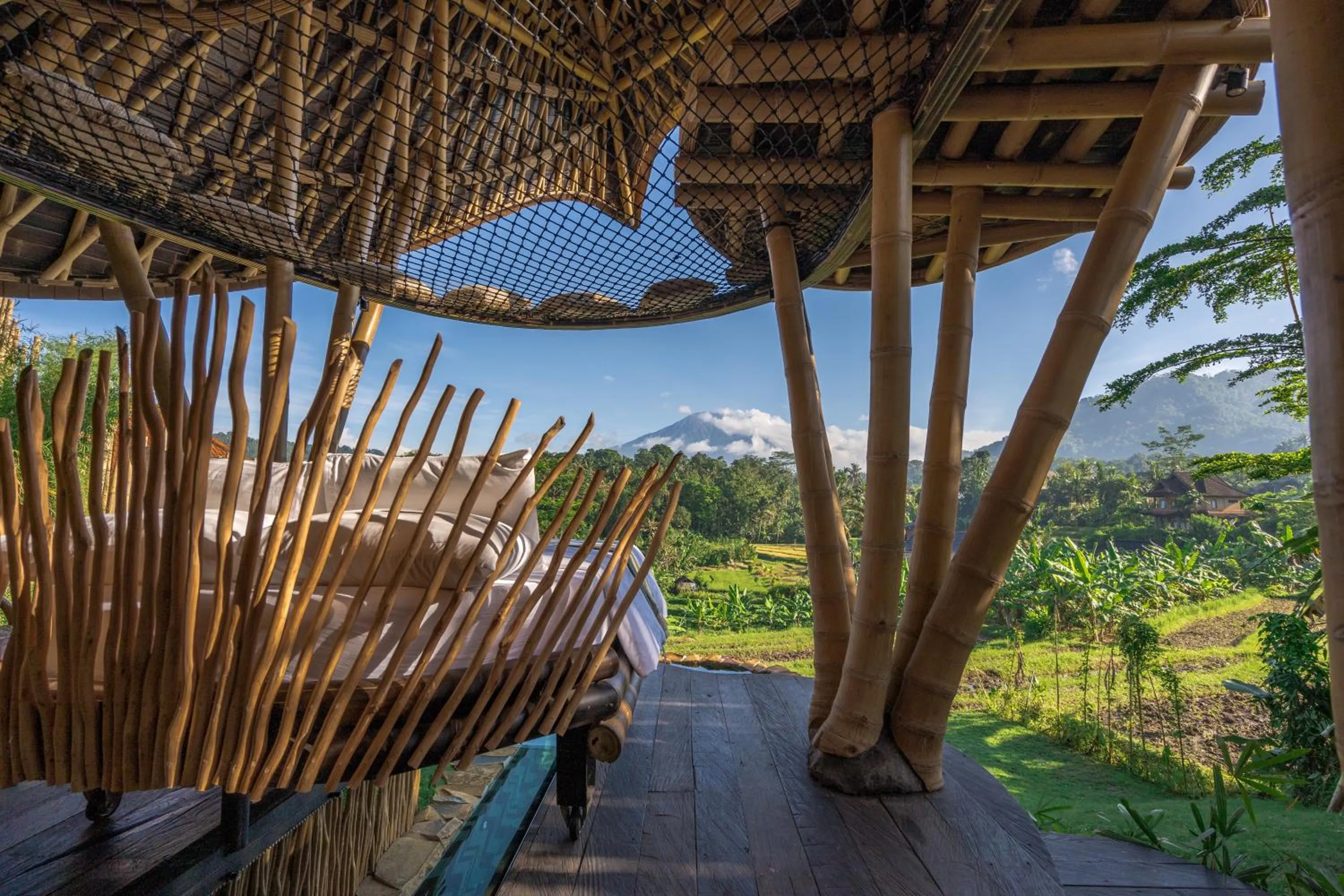 Bed in Veluvana Bali