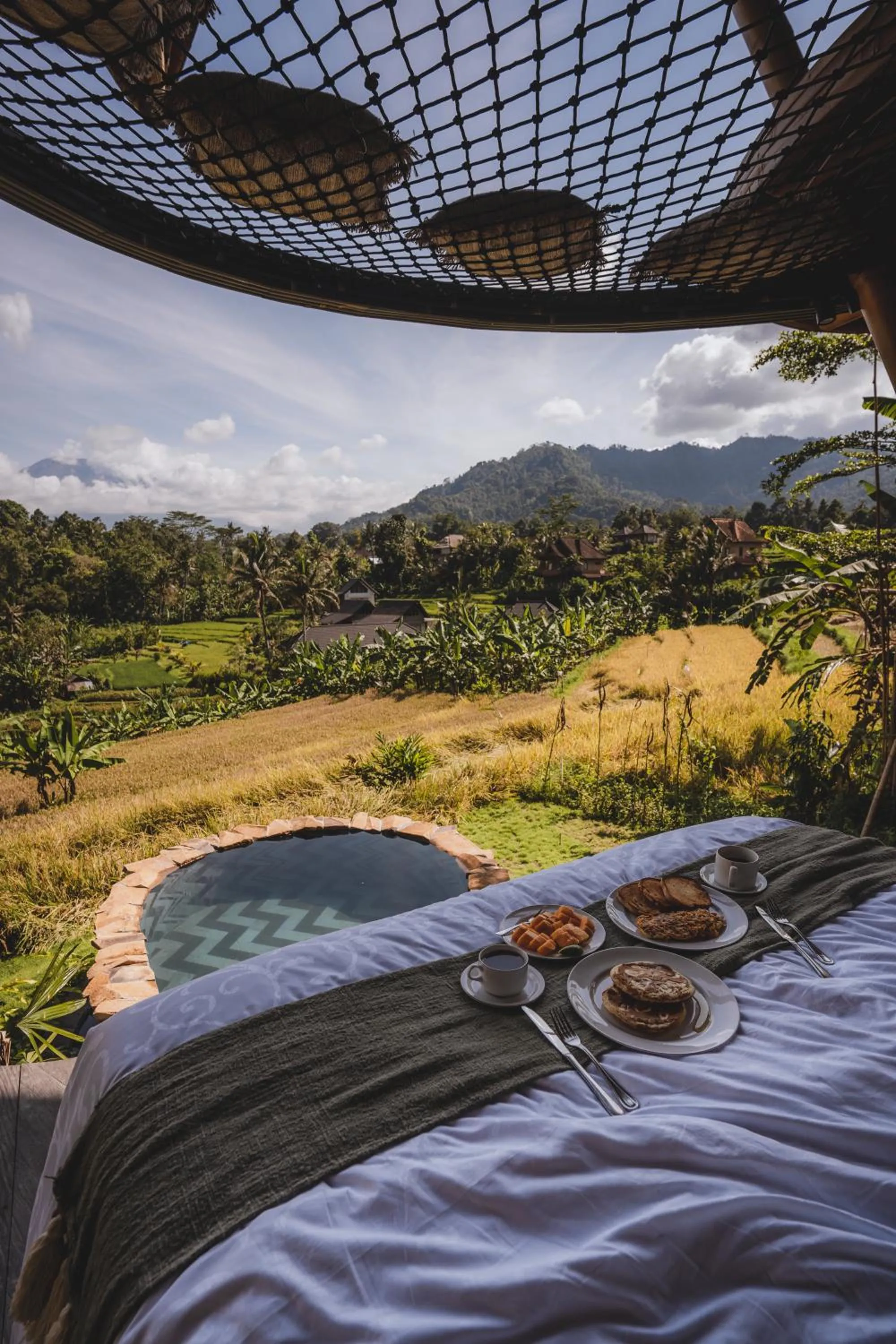 Pool view in Veluvana Bali