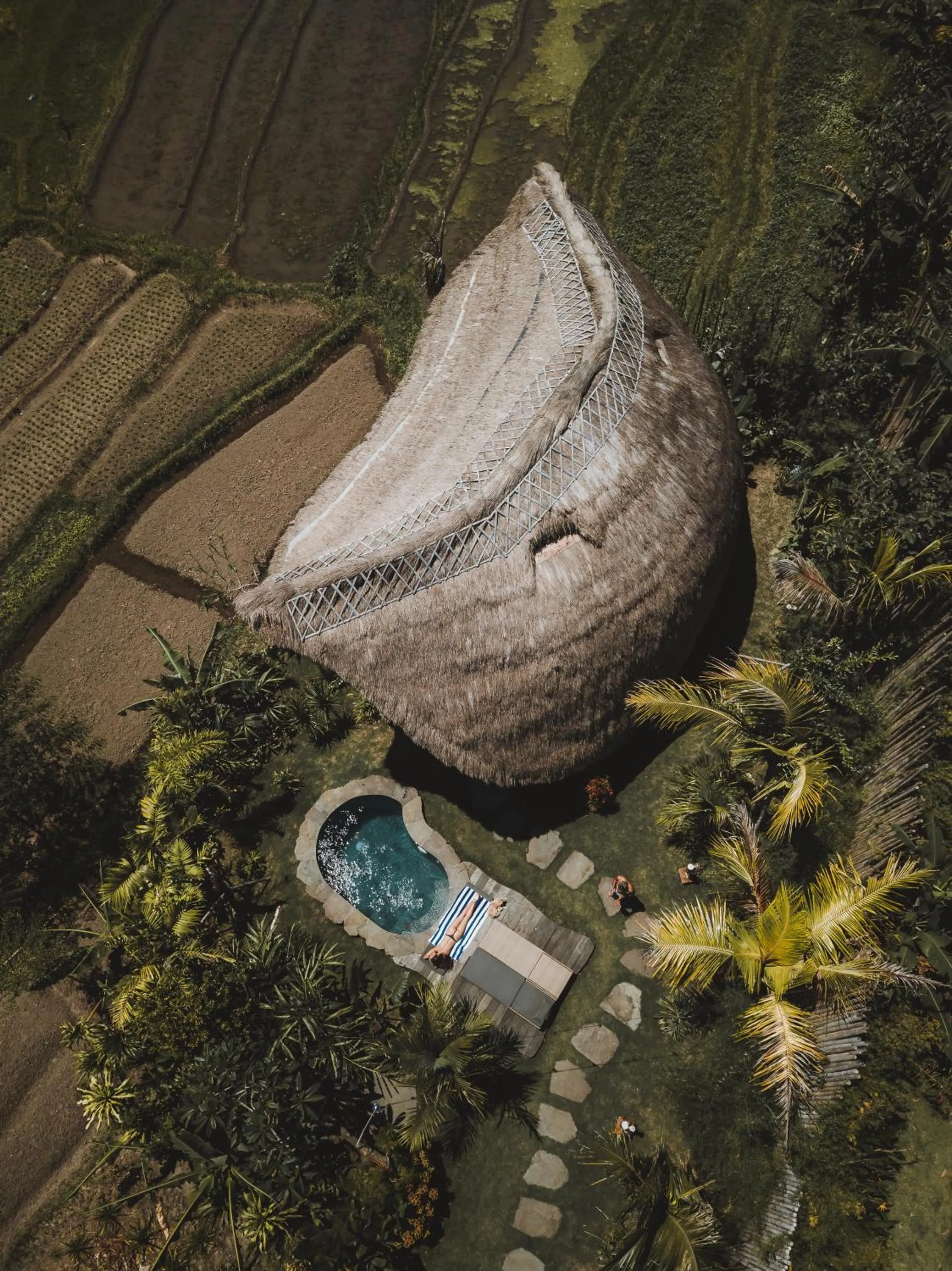 Bird's eye view in Veluvana Bali