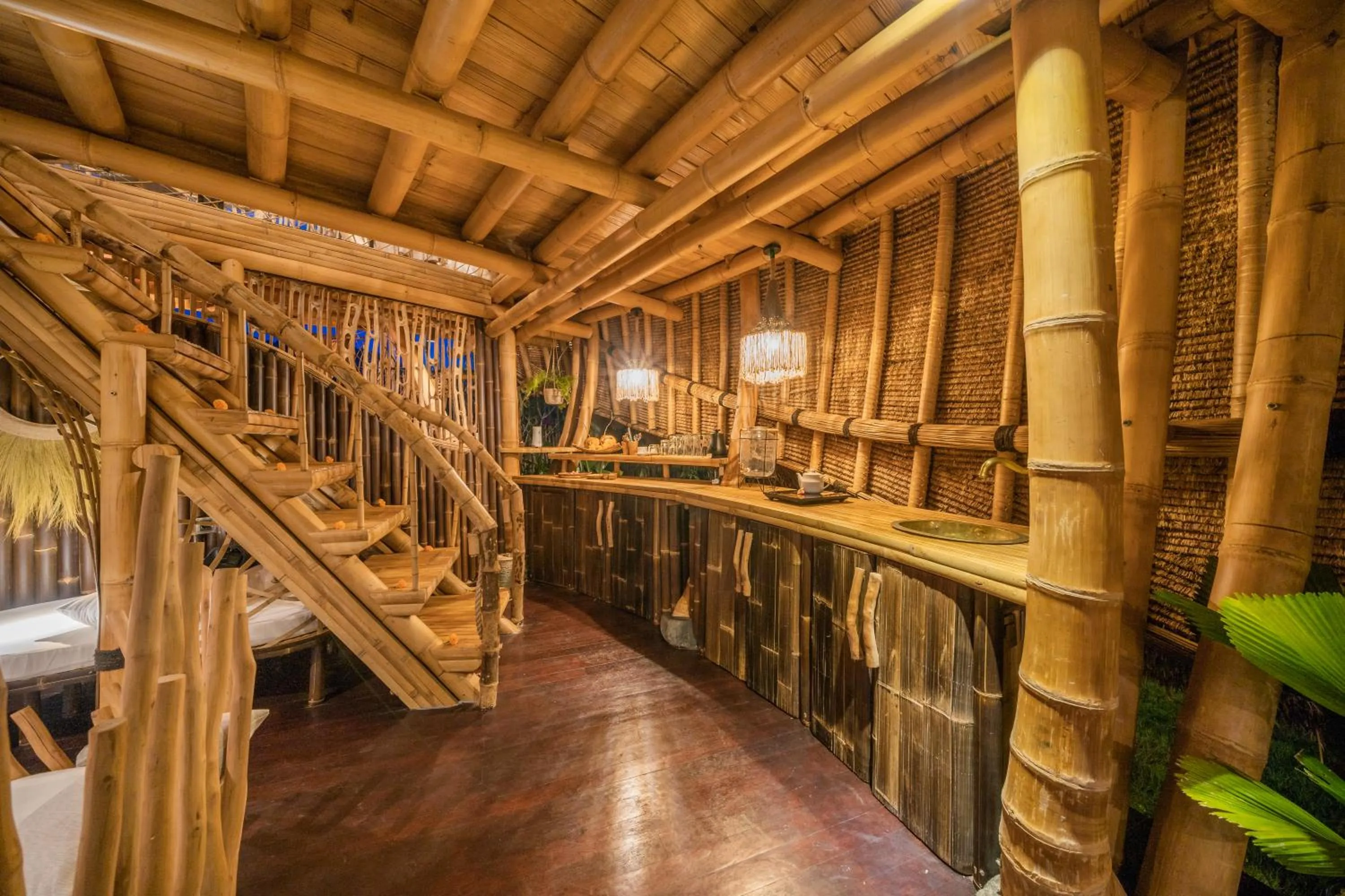 kitchen in Veluvana Bali