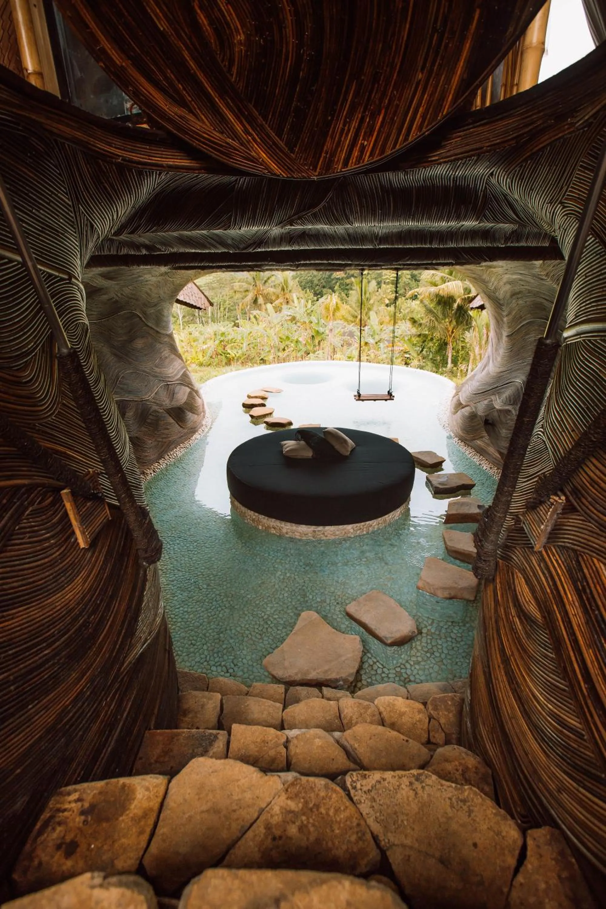 Pool view in Veluvana Bali
