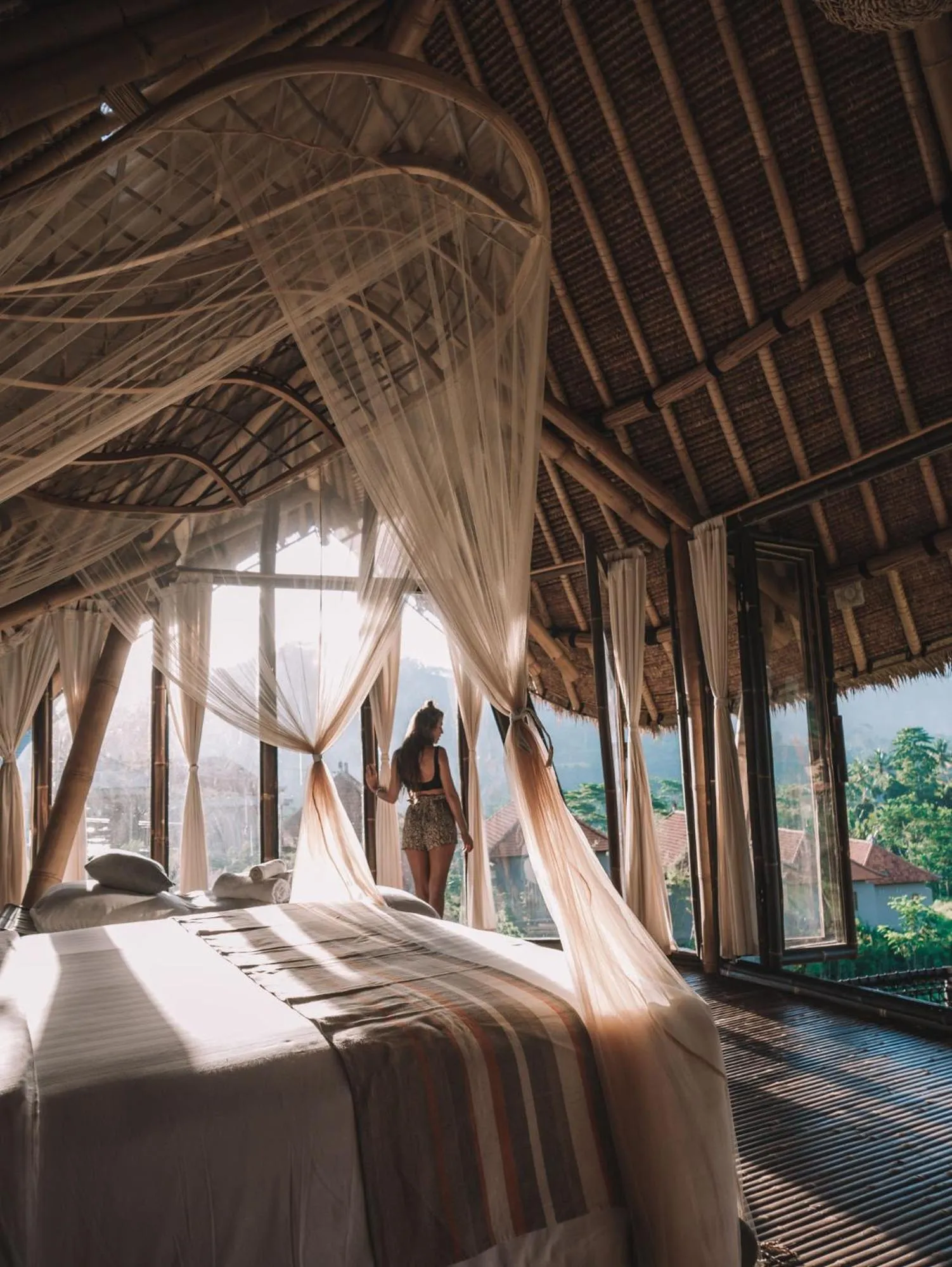 Bedroom, Bed in Veluvana Bali