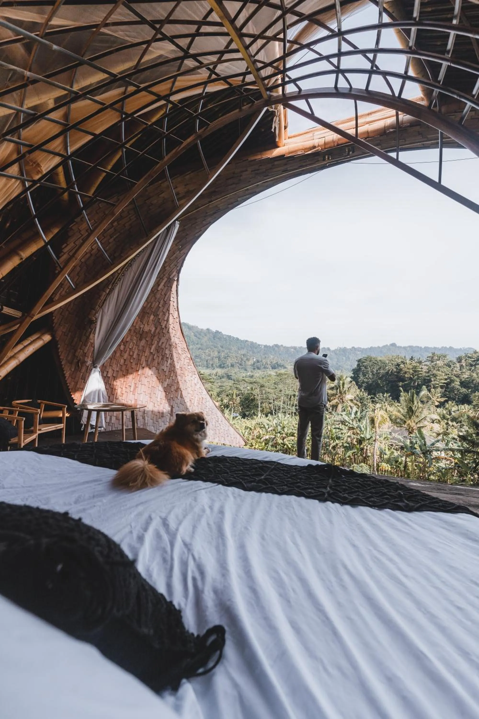 Bed in Veluvana Bali