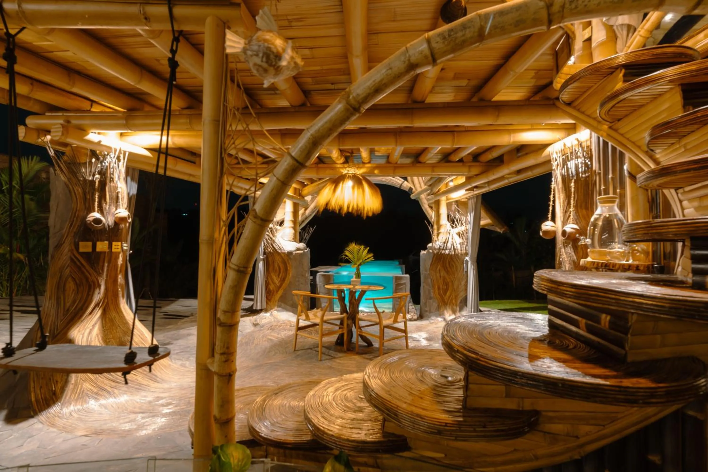 Living room in Veluvana Bali