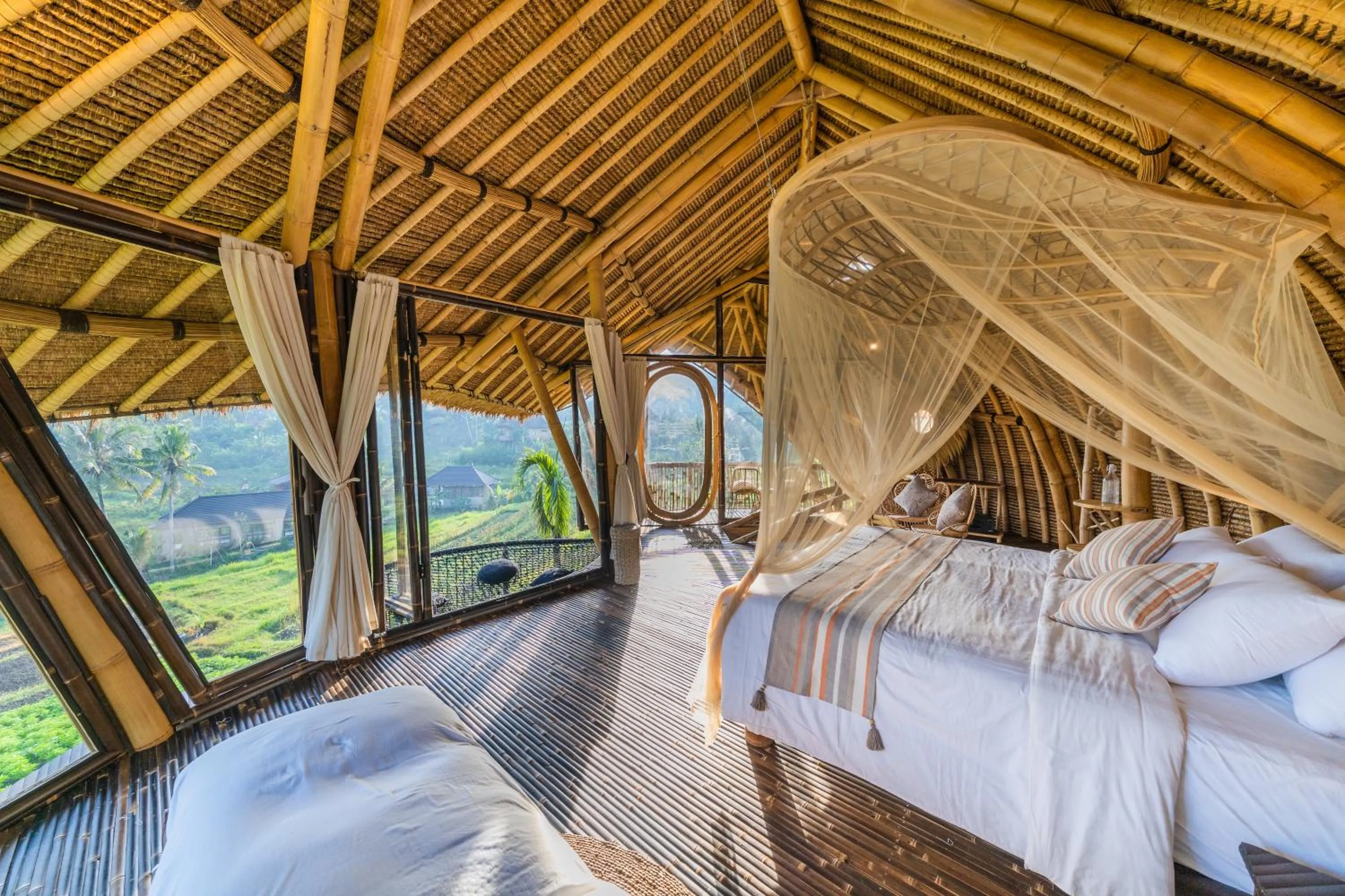 Bed in Veluvana Bali