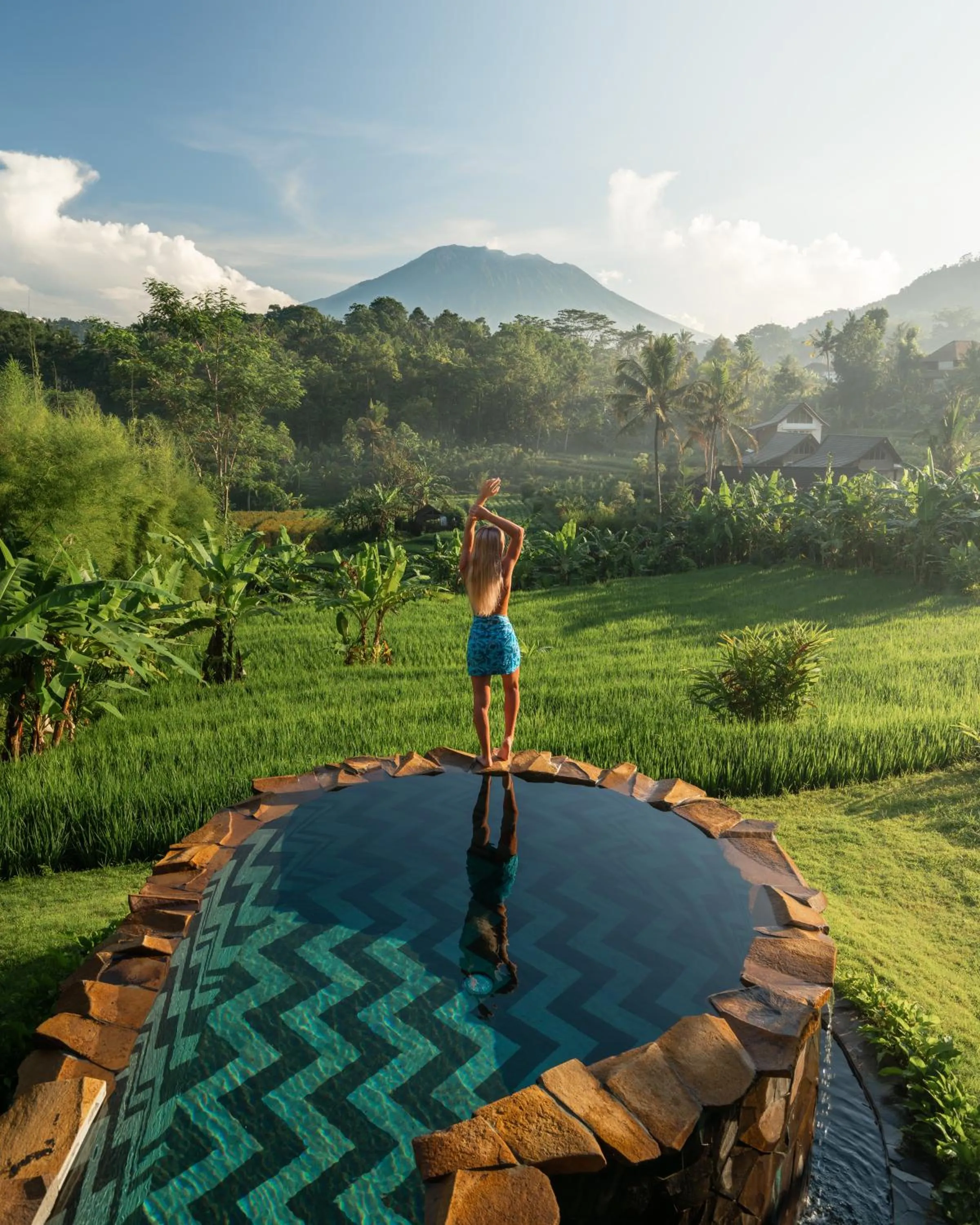 Mountain view in Veluvana Bali