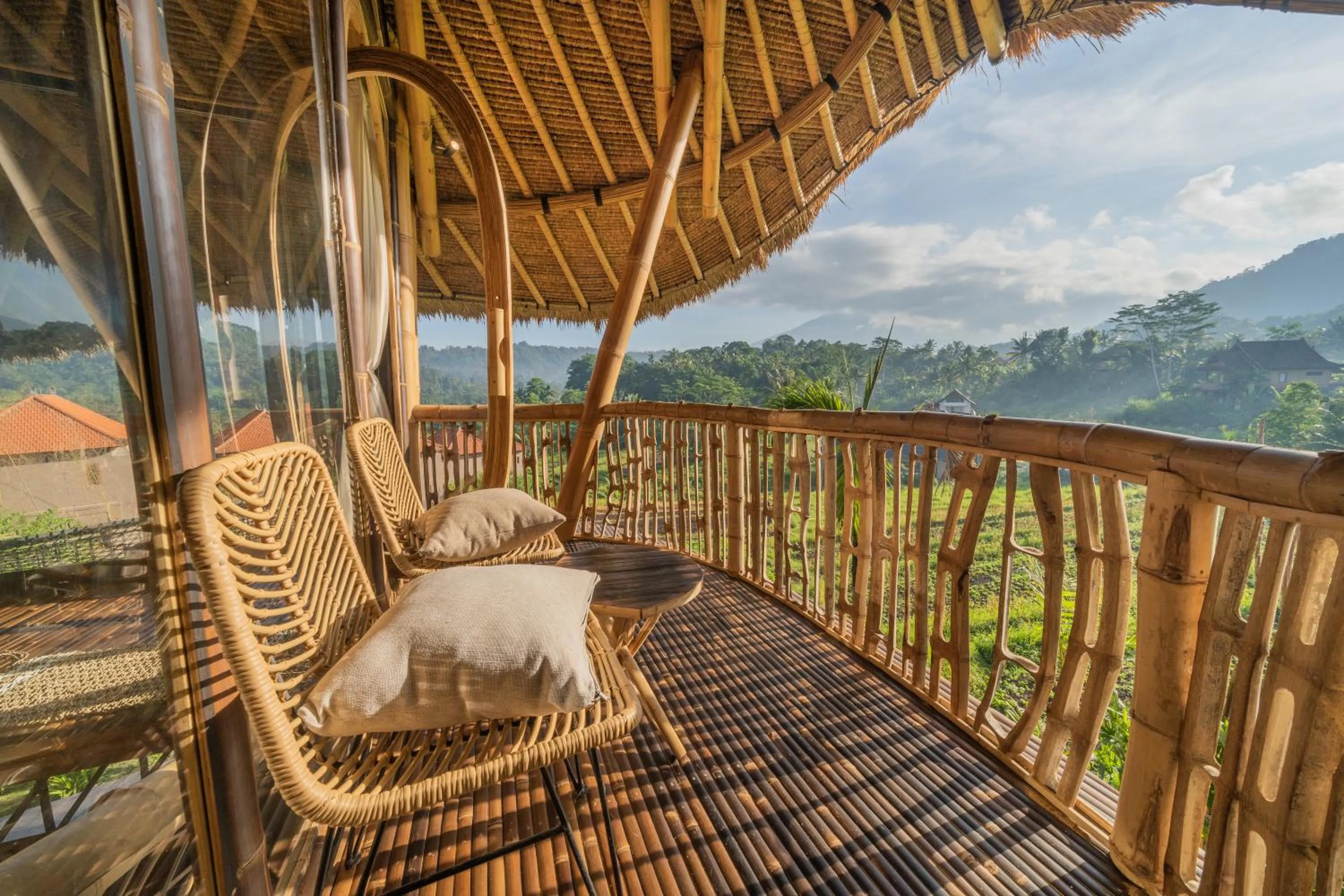 Balcony/Terrace in Veluvana Bali