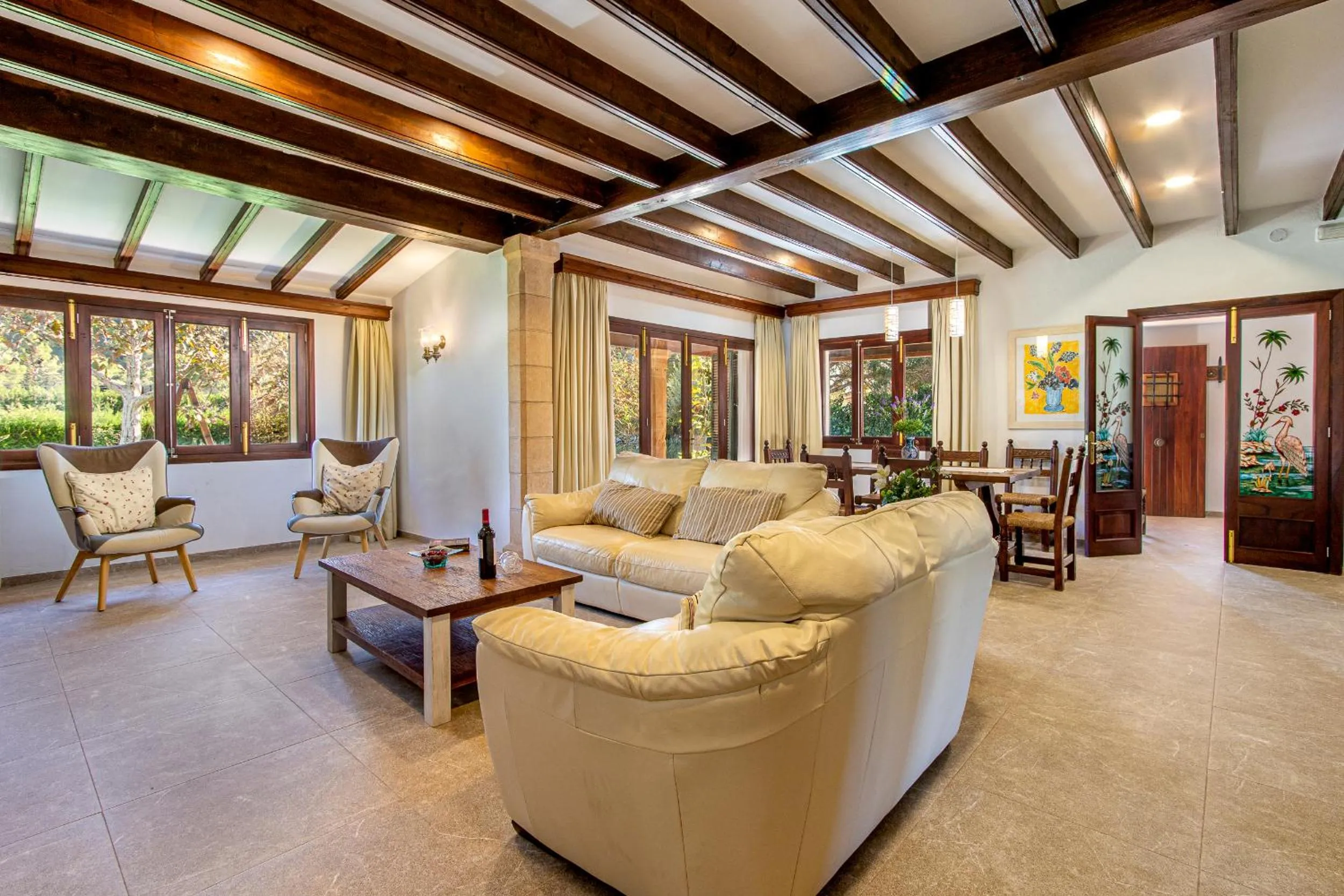 Living room in Family villa can Tomeu By homevillas360