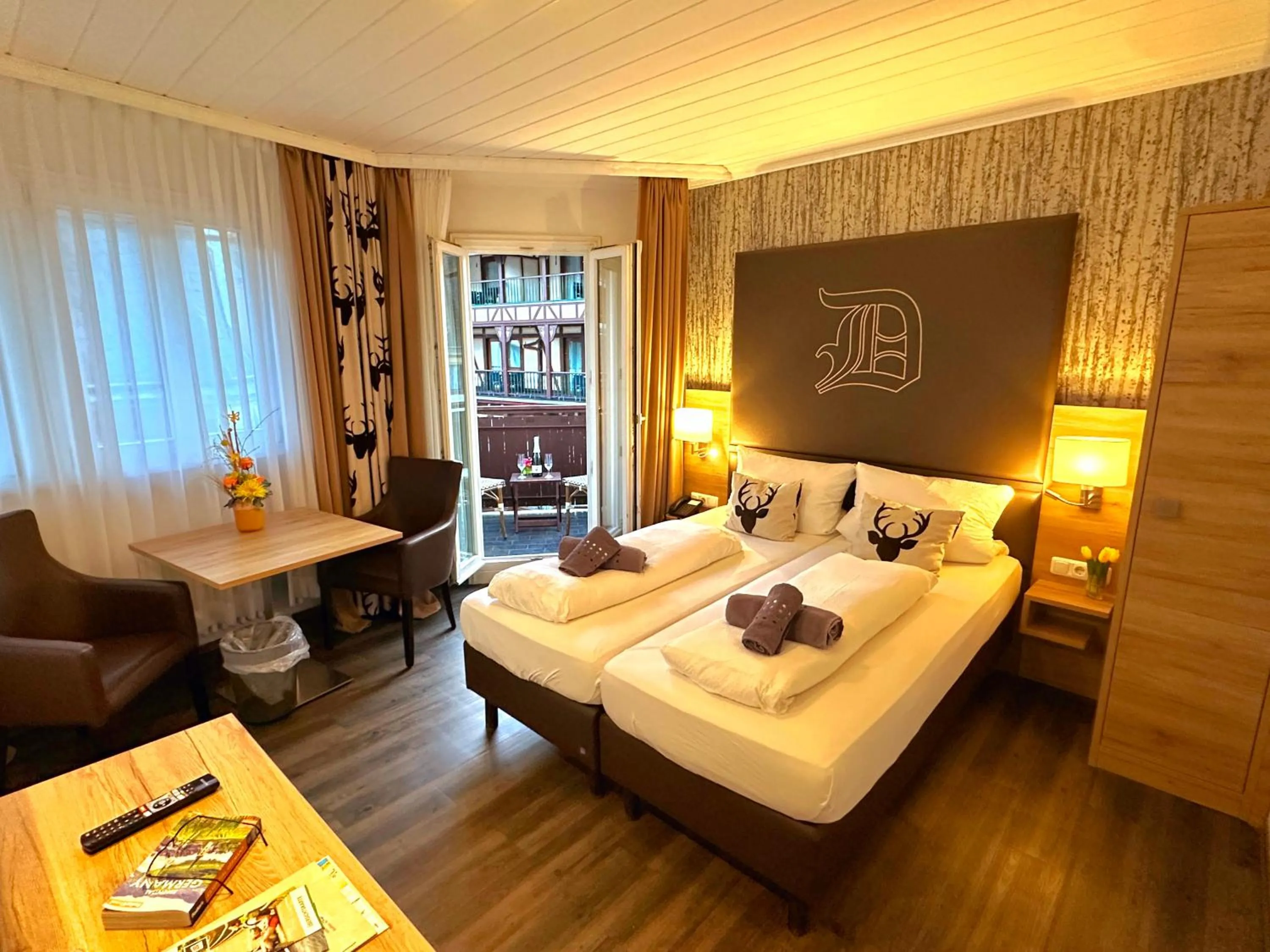 Photo of the whole room, Bed in Hotel am Markt Bacharach
