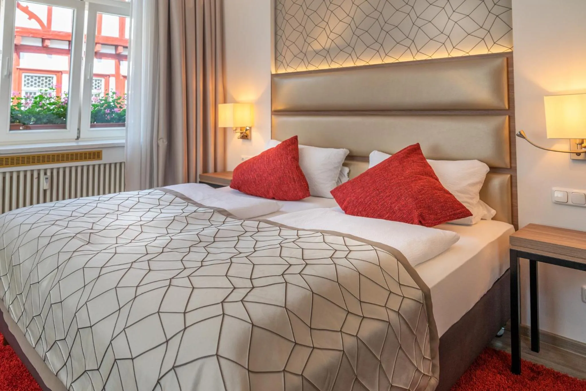 Bed in Hotel am Markt Bacharach