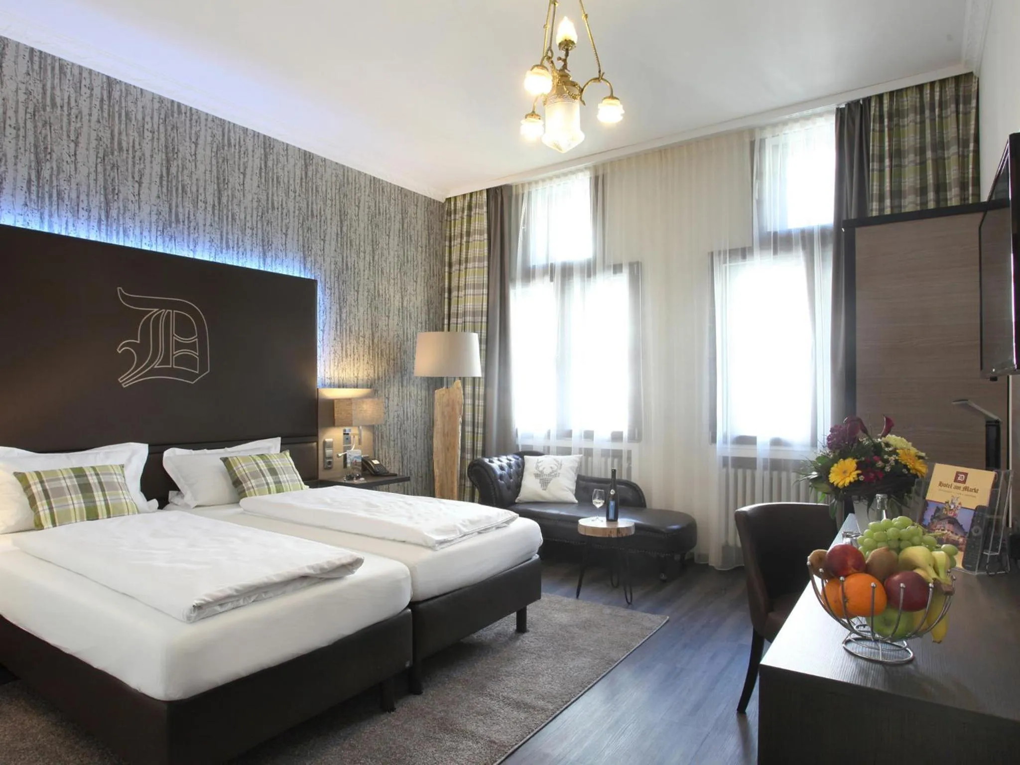 Bed in Hotel am Markt Bacharach