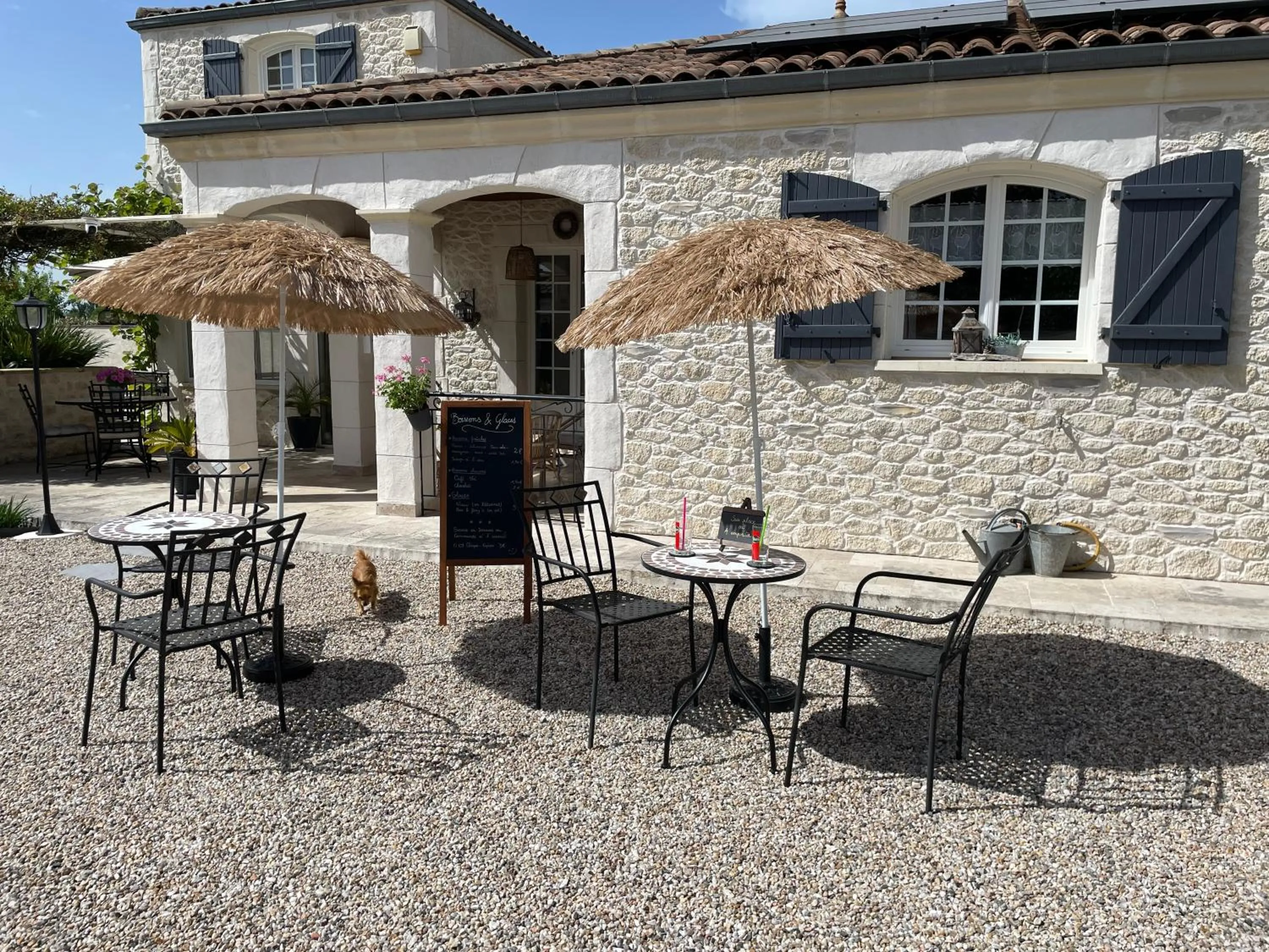 Patio in Maison d'hôtes L'air d'antan