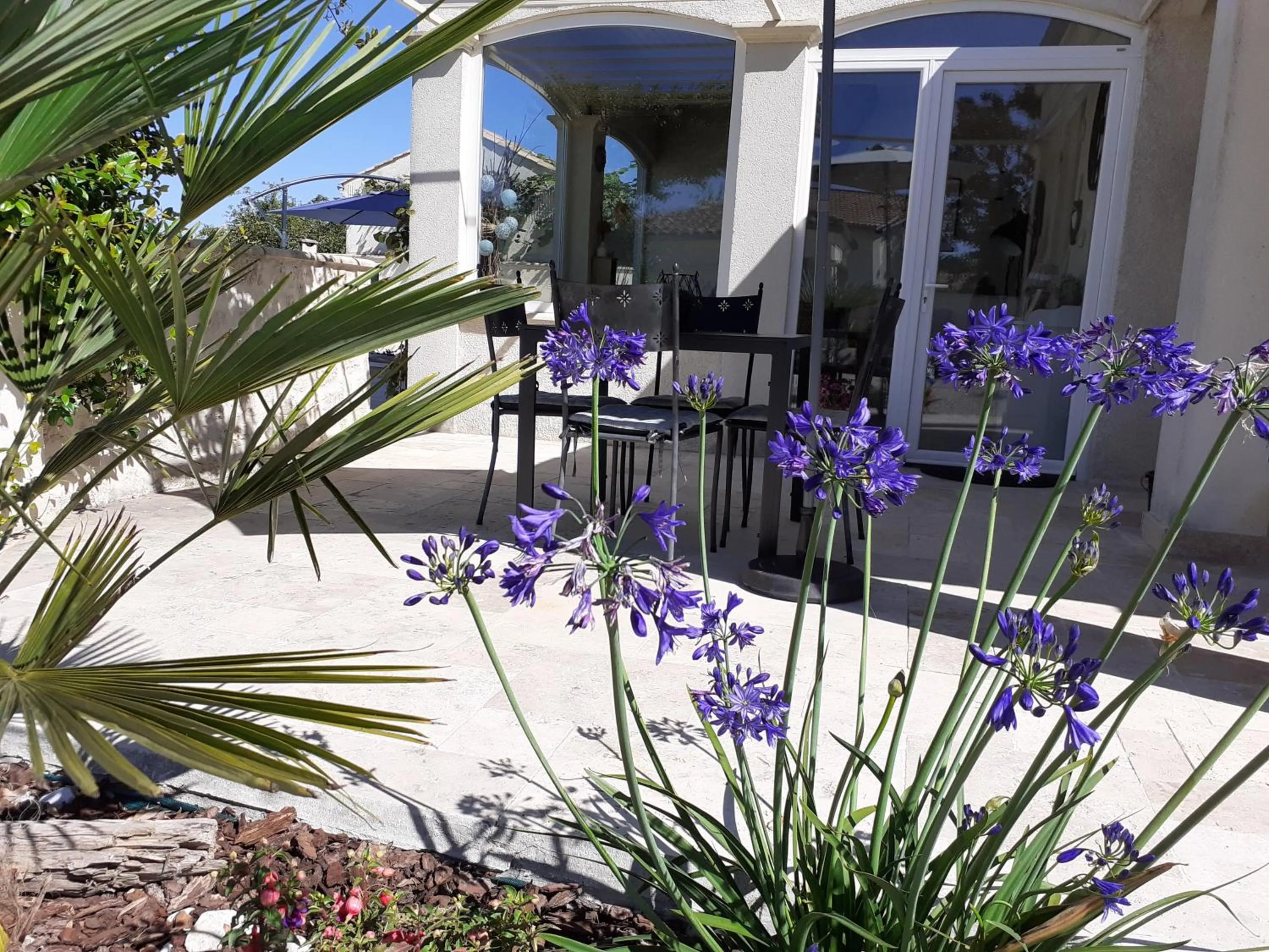 Patio in Maison d'hôtes L'air d'antan