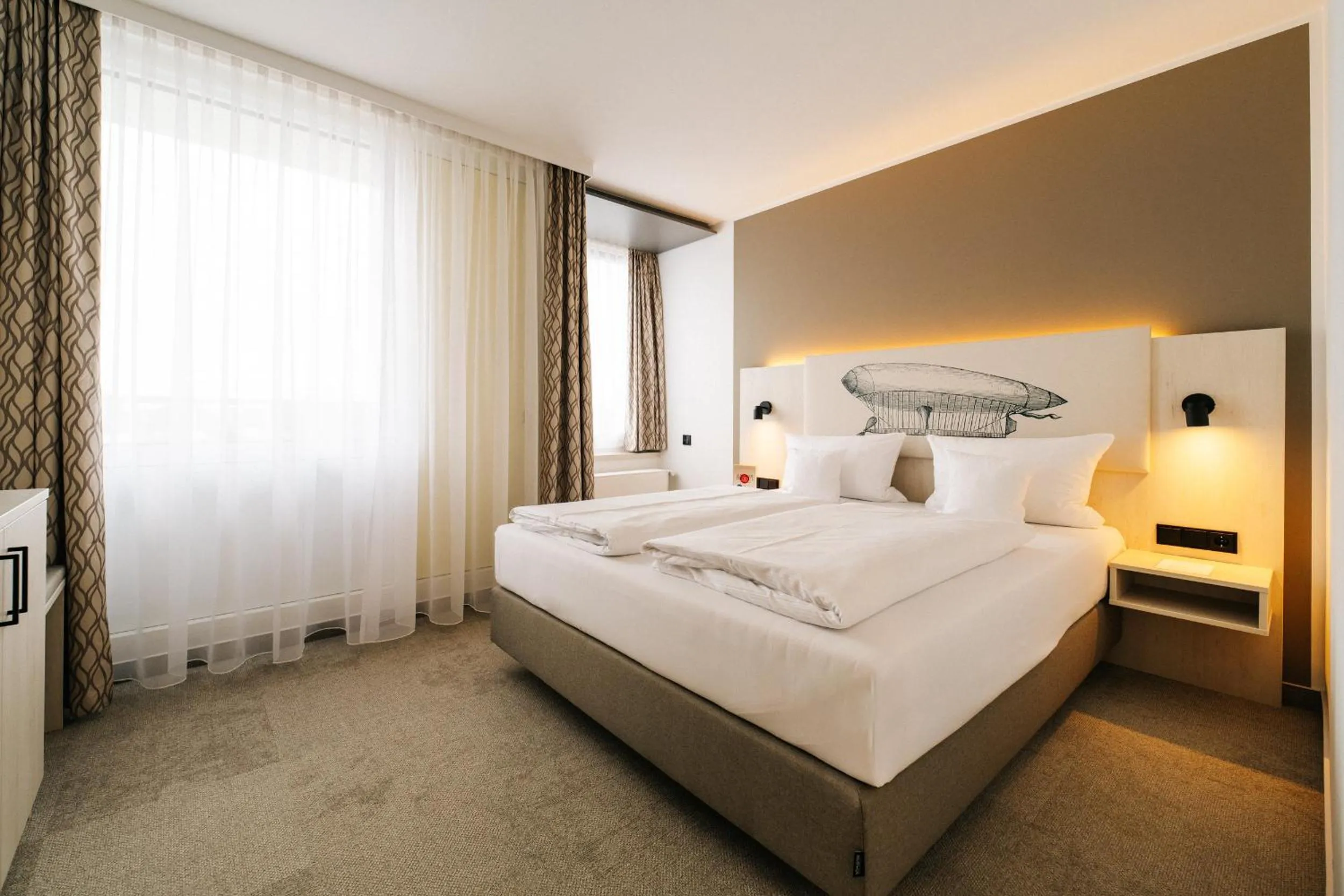 Bed in Kongresshotel Potsdam am Templiner See