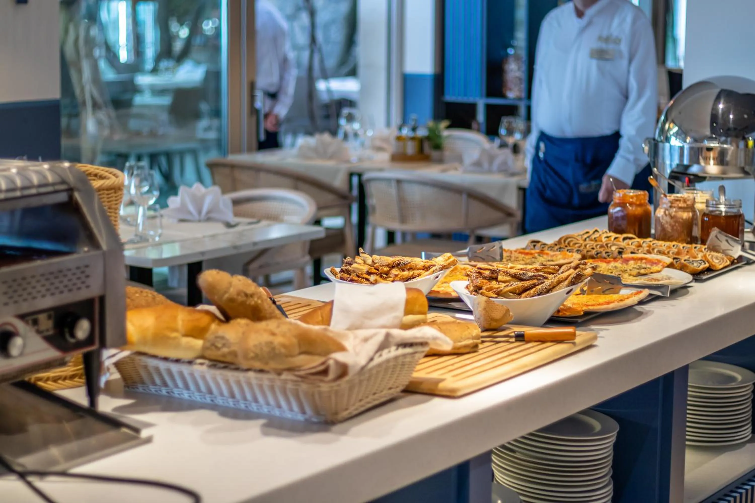 Breakfast in Poseidon The Beach Hotel