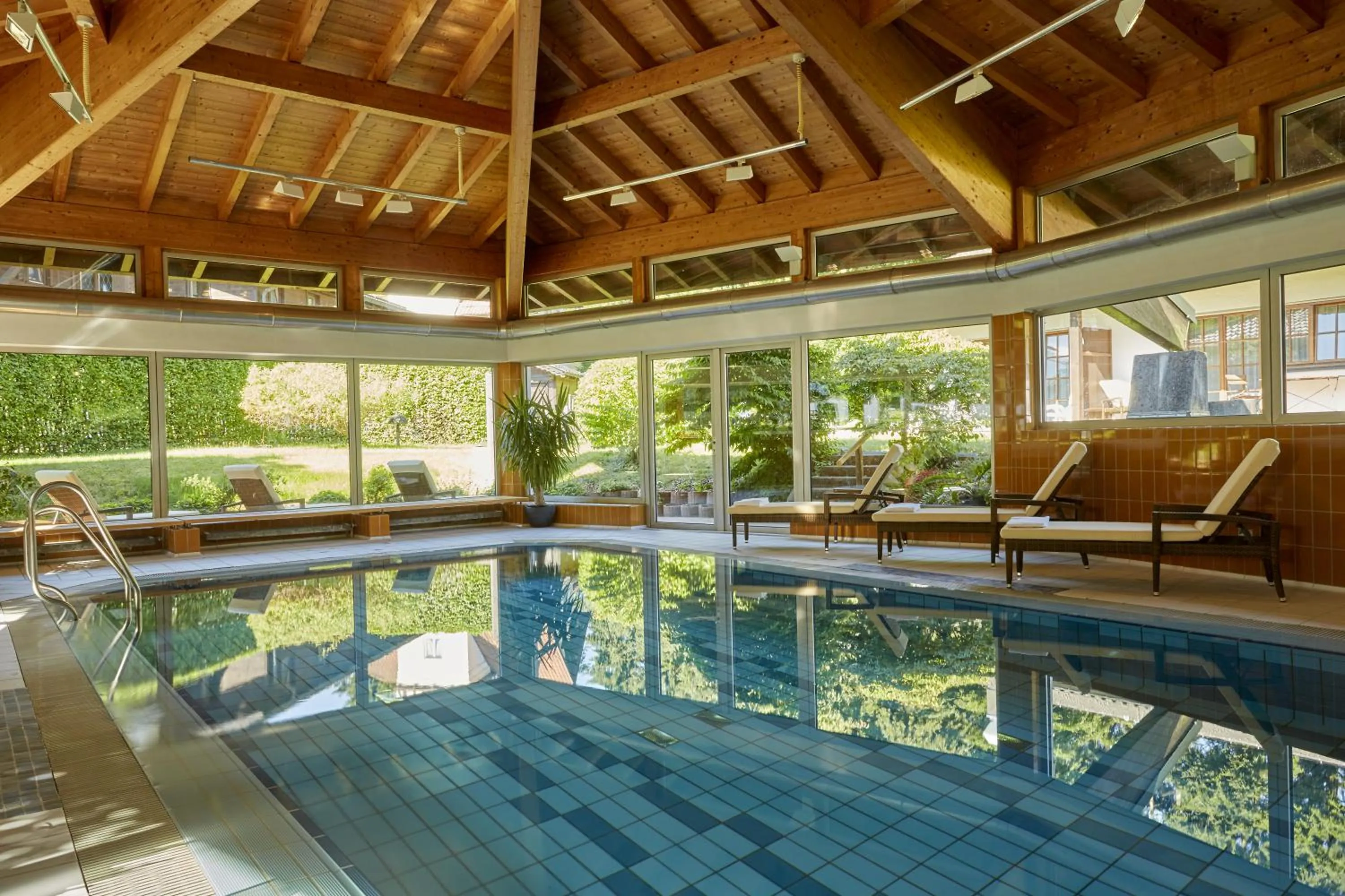 Swimming pool in HYPERION Hotel Garmisch - Partenkirchen