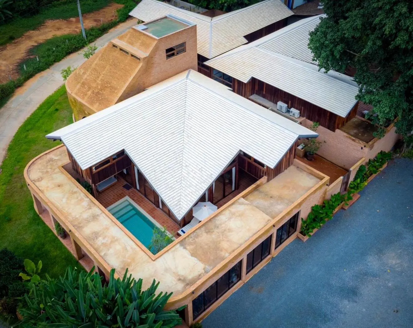 Property building in Athita The Hidden Court Chiang Saen Boutique Hotel