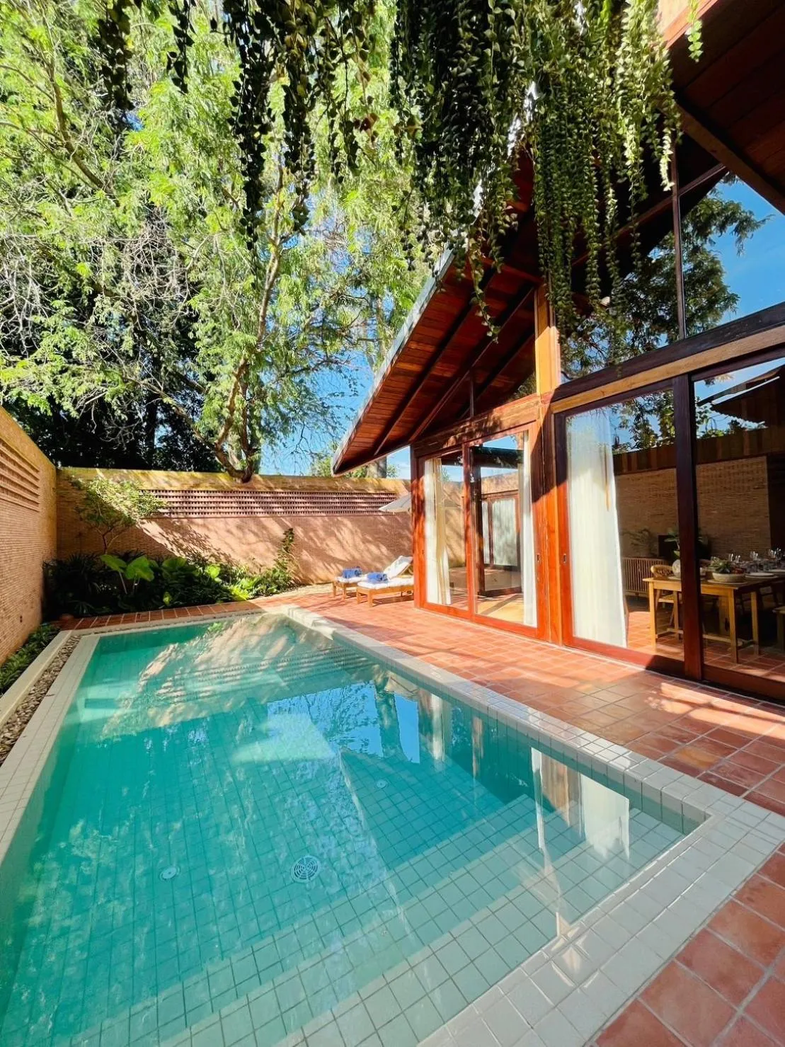 Swimming pool in Athita The Hidden Court Chiang Saen Boutique Hotel