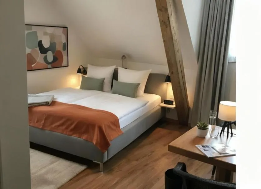 Bed in Hotel Sternen