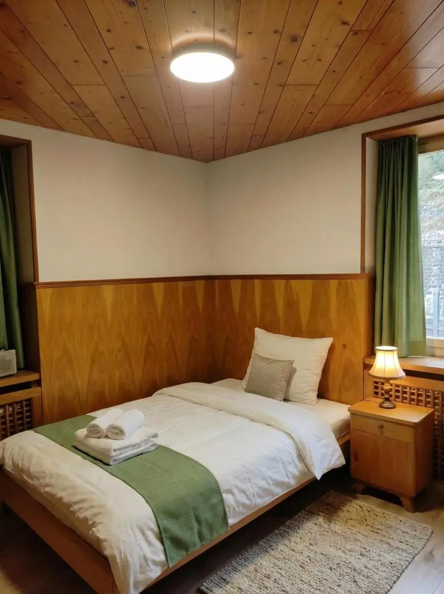 Bed in Hotel Sternen