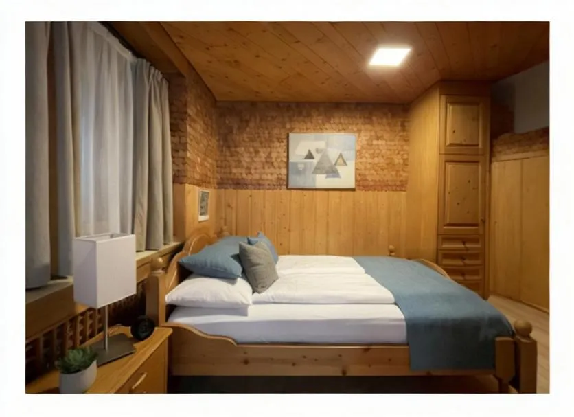 Bed in Hotel Sternen