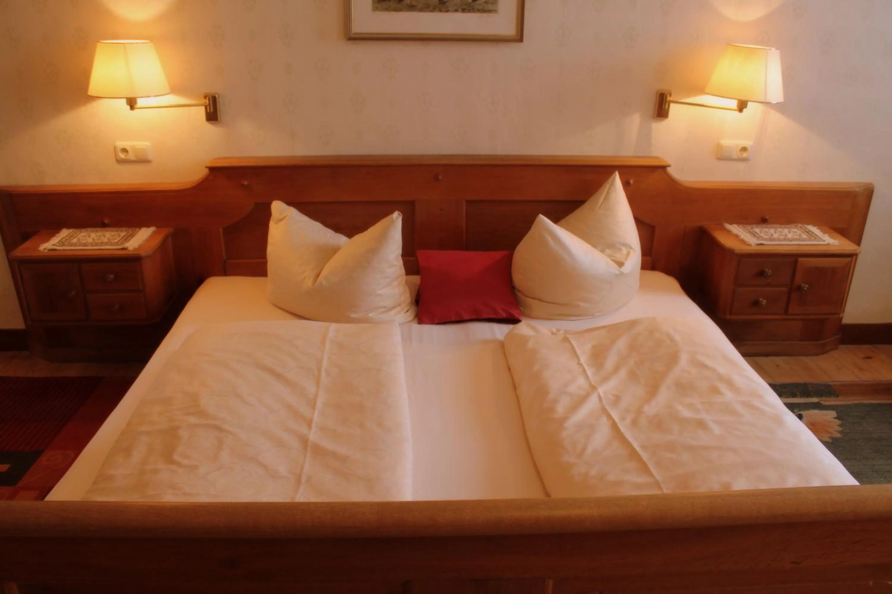 Bed in Schwarzes Lamm