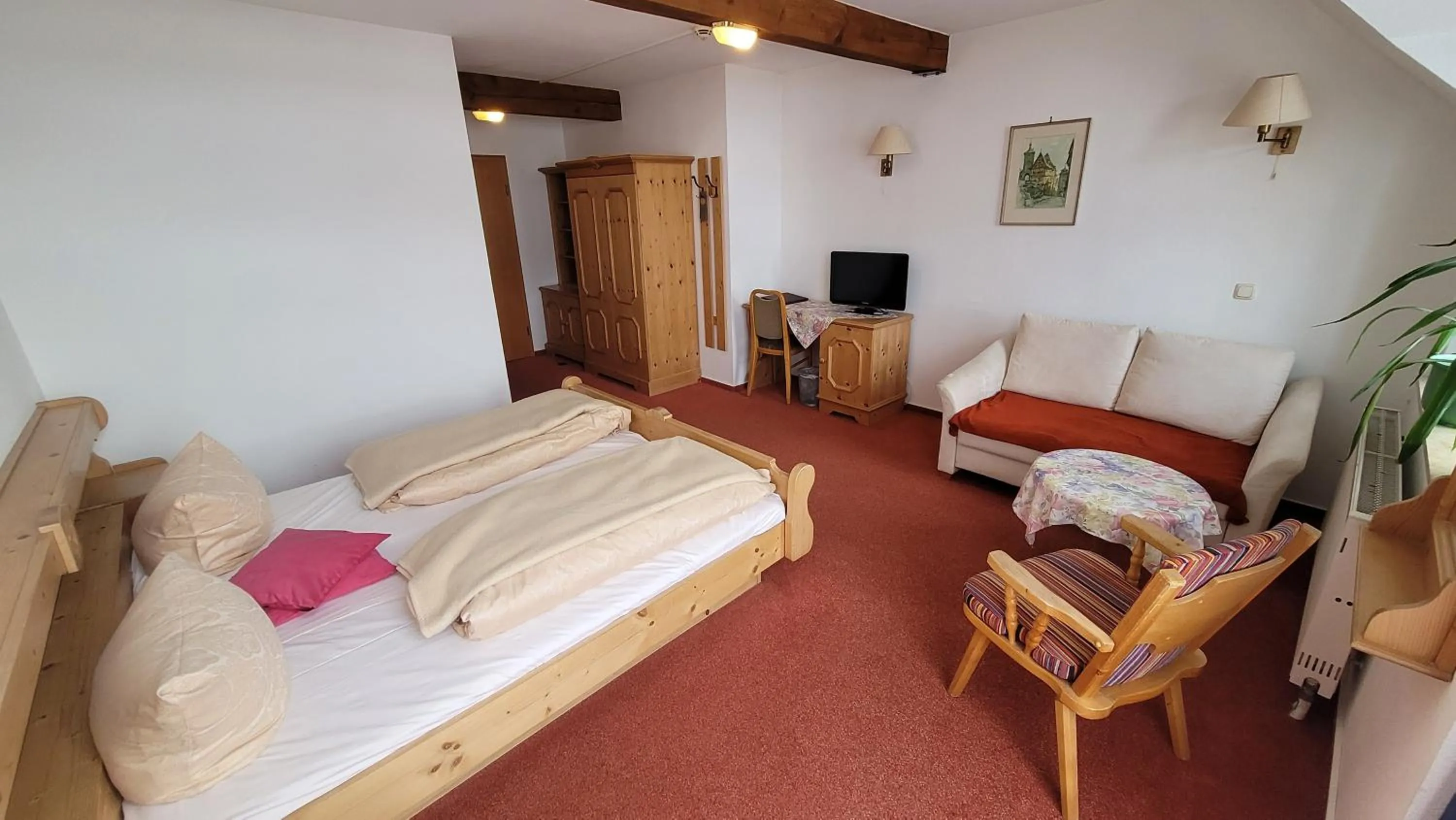 Bed in Schwarzes Lamm