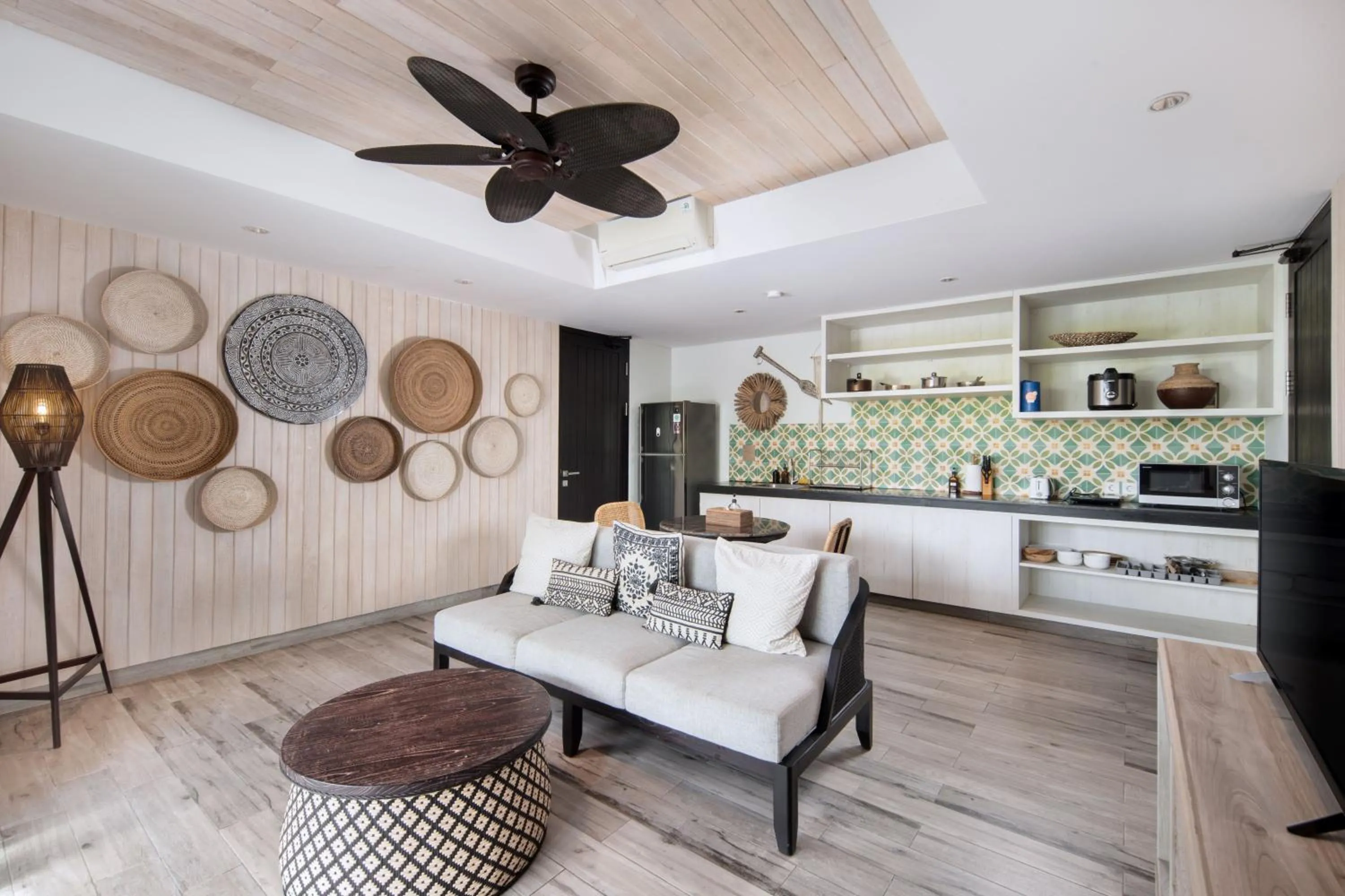 Seating area in AmantraNa Canggu