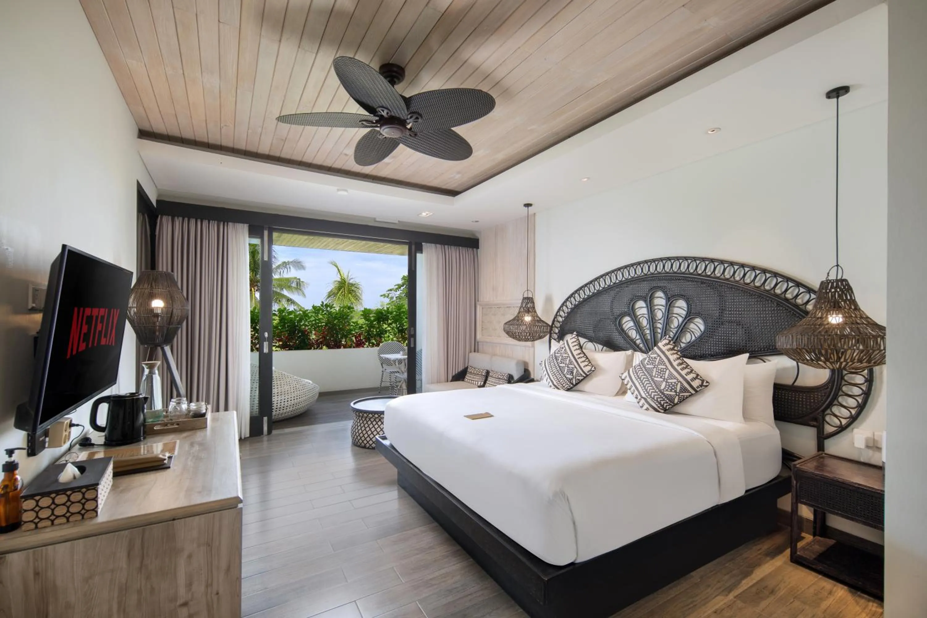 Bed in AmantraNa Canggu