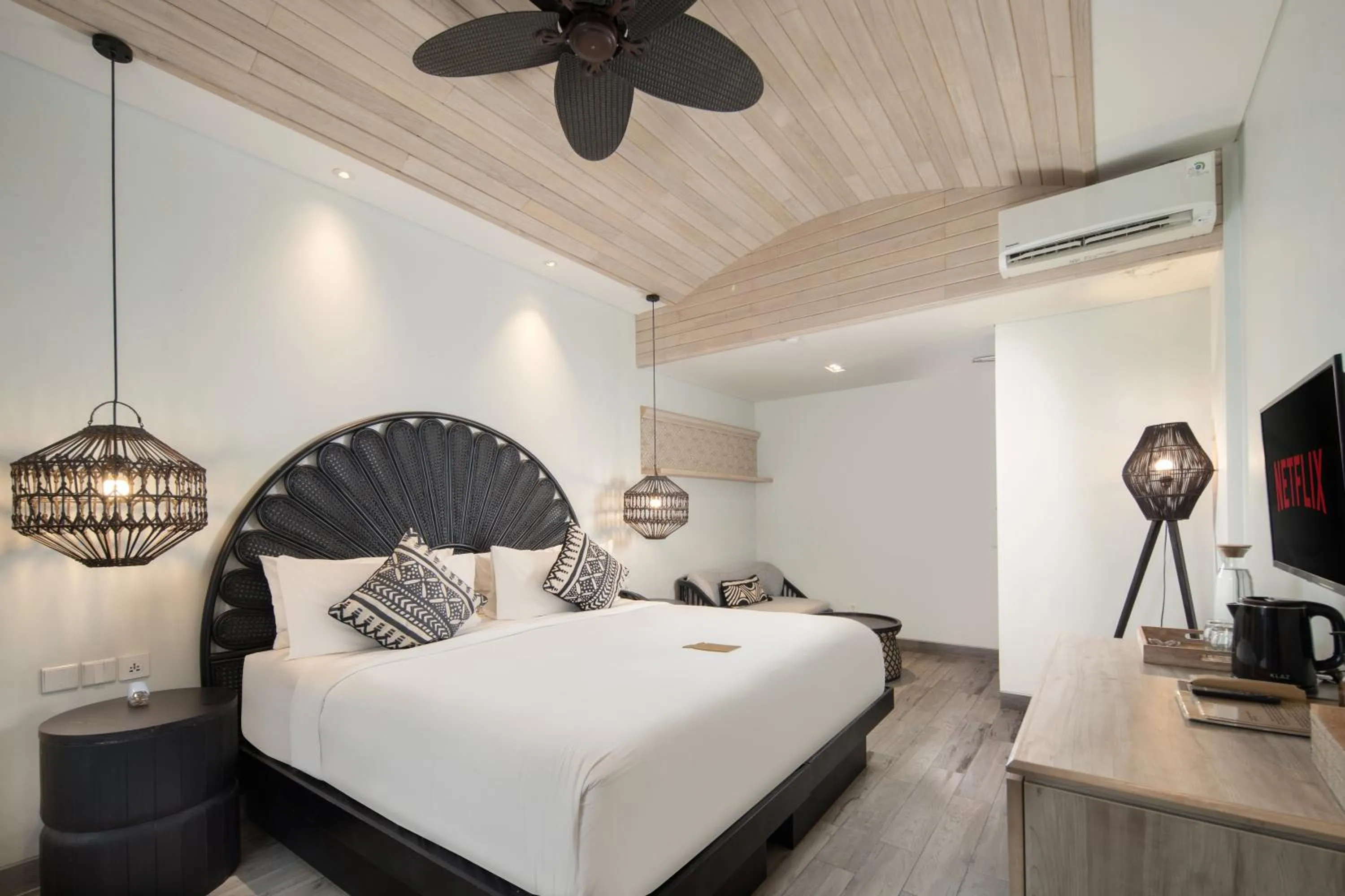 Bed in AmantraNa Canggu