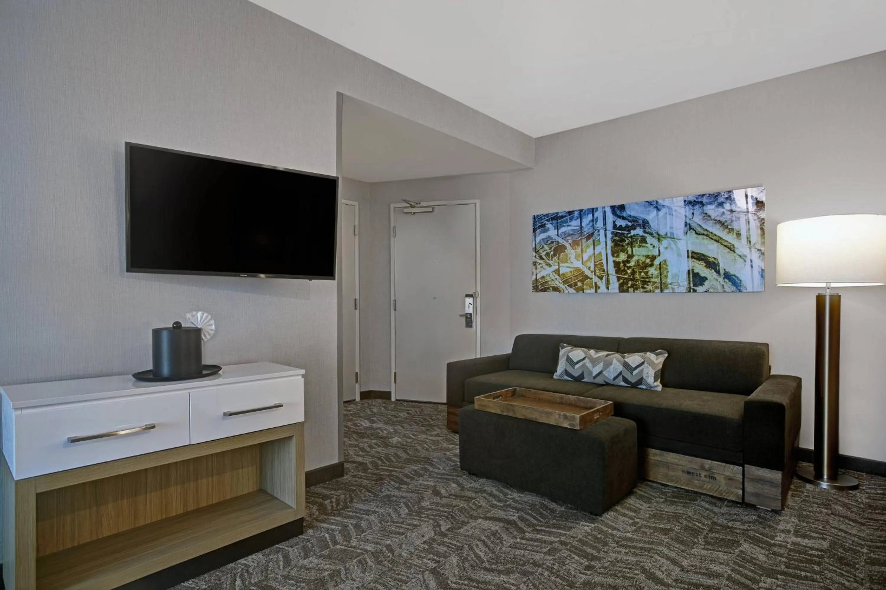 Living room in SpringHill Suites by Marriott Franklin Cool Springs