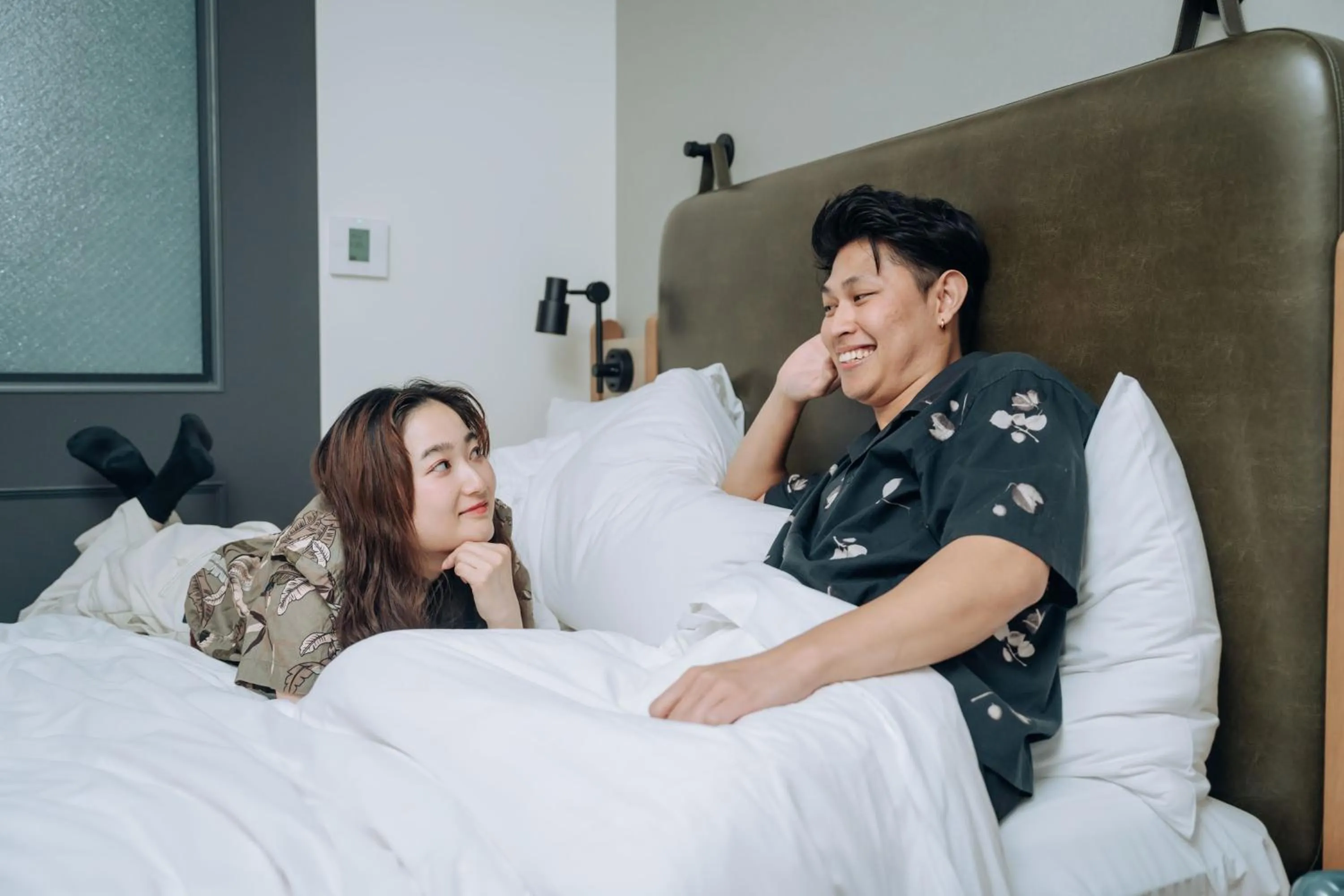 People, Bed in Moxy Osaka Umeda