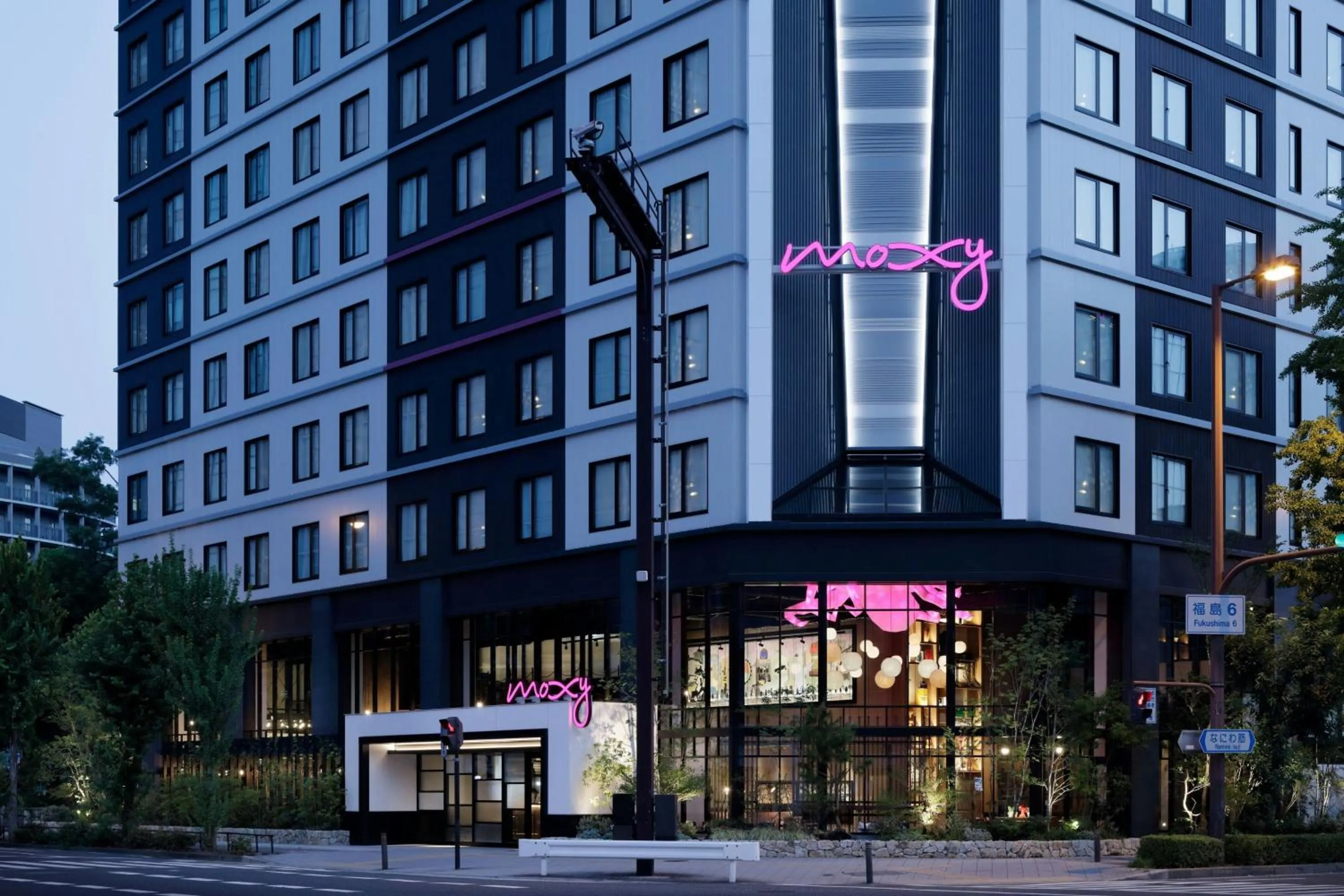 Property building in Moxy Osaka Umeda