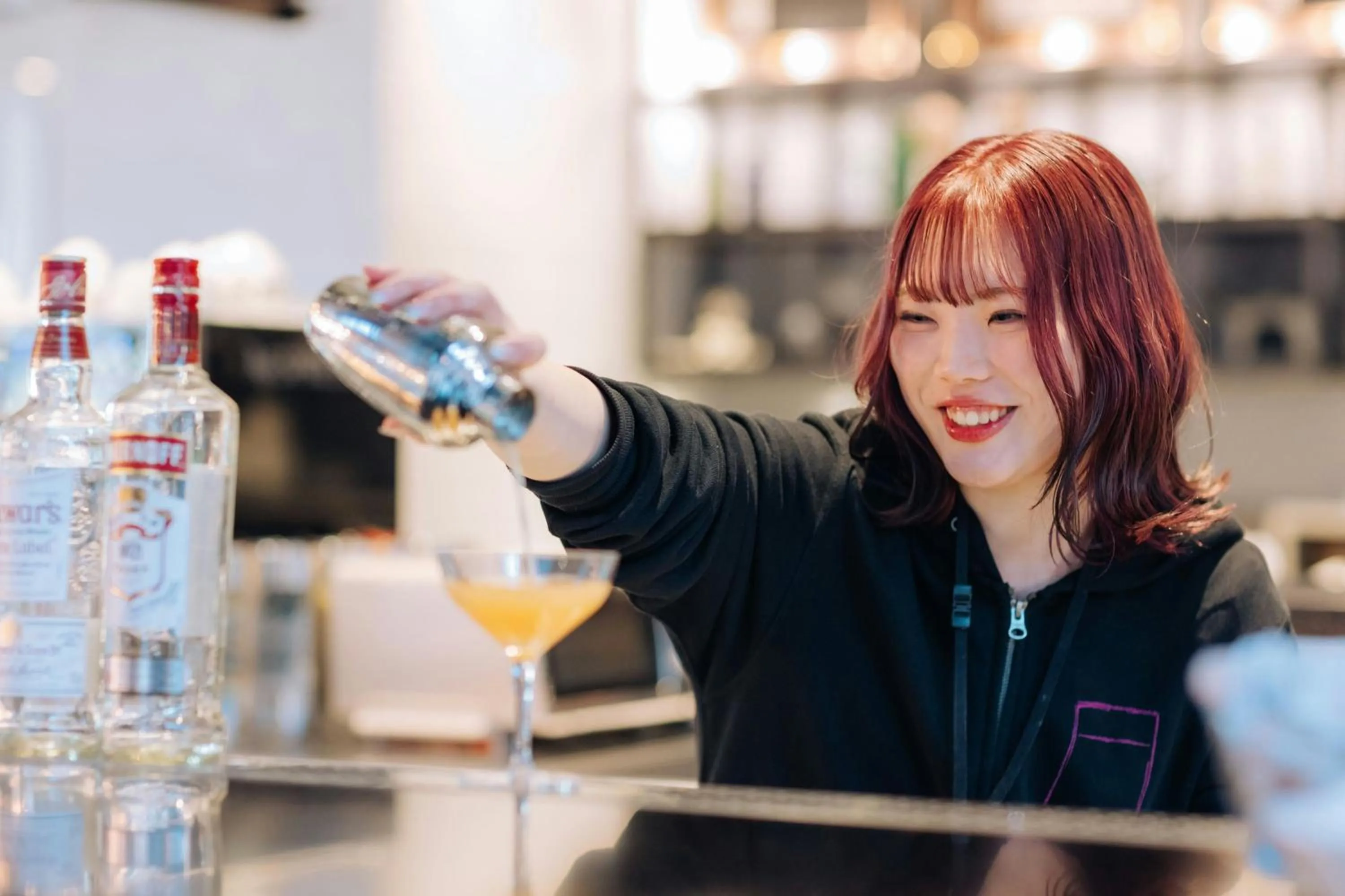 Lounge or bar in Moxy Osaka Umeda